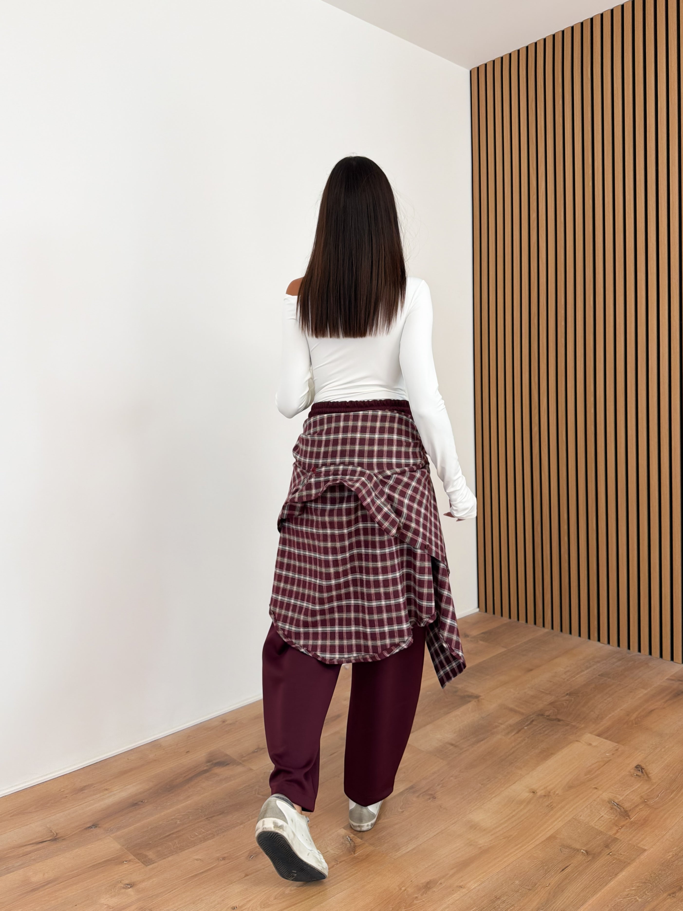 Pantalone Tuta Essential - Bordeaux