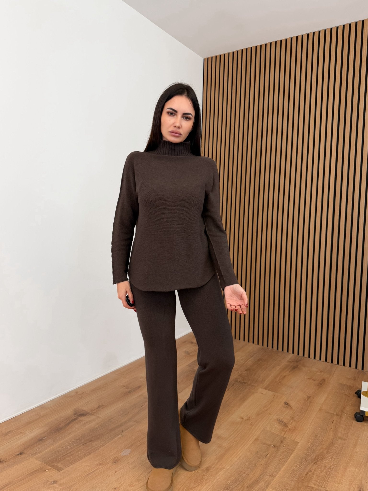 Coordinato Piuma - Marrone - SAINTH