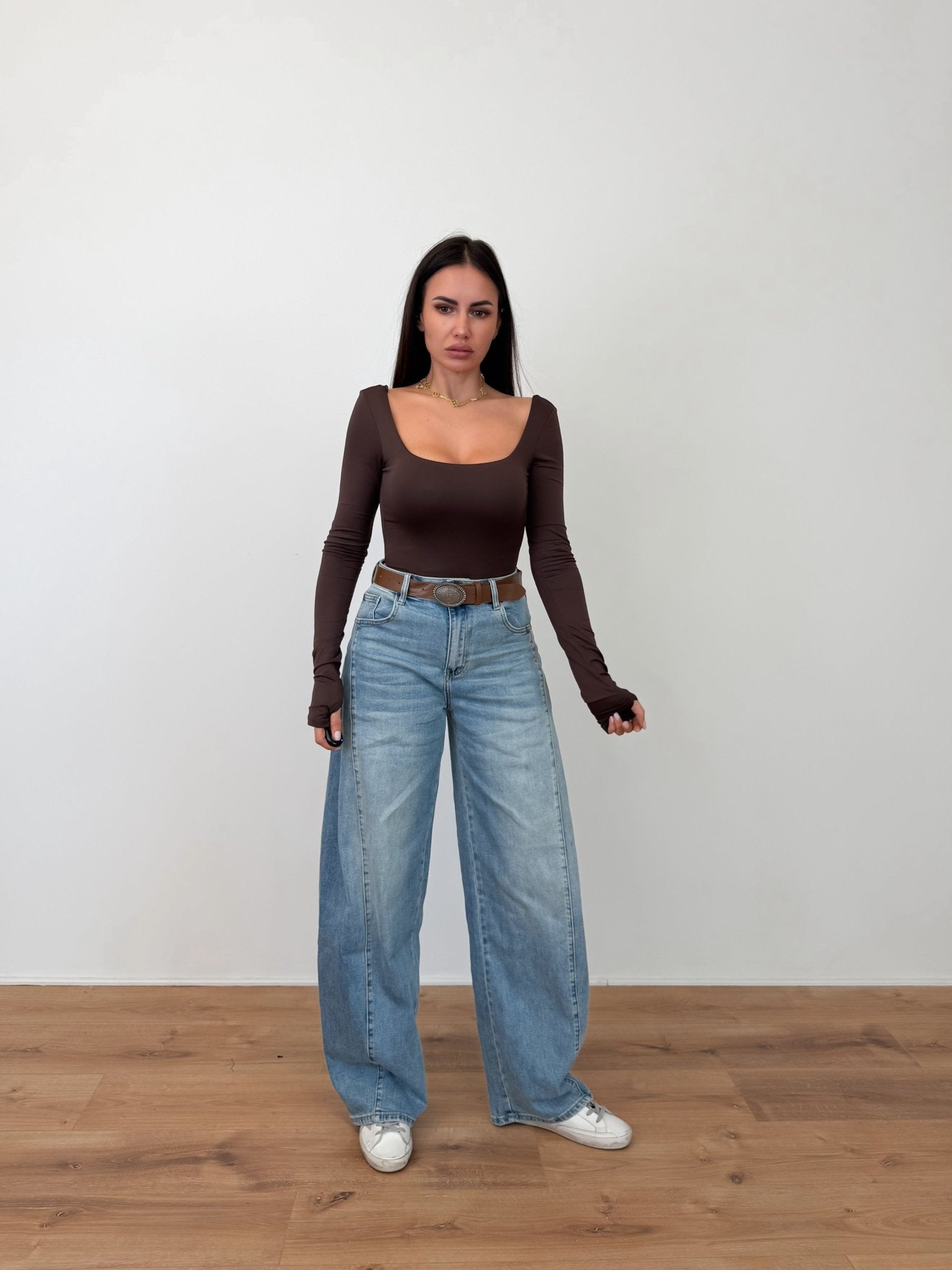 Body Satin - Marrone - SAINTH