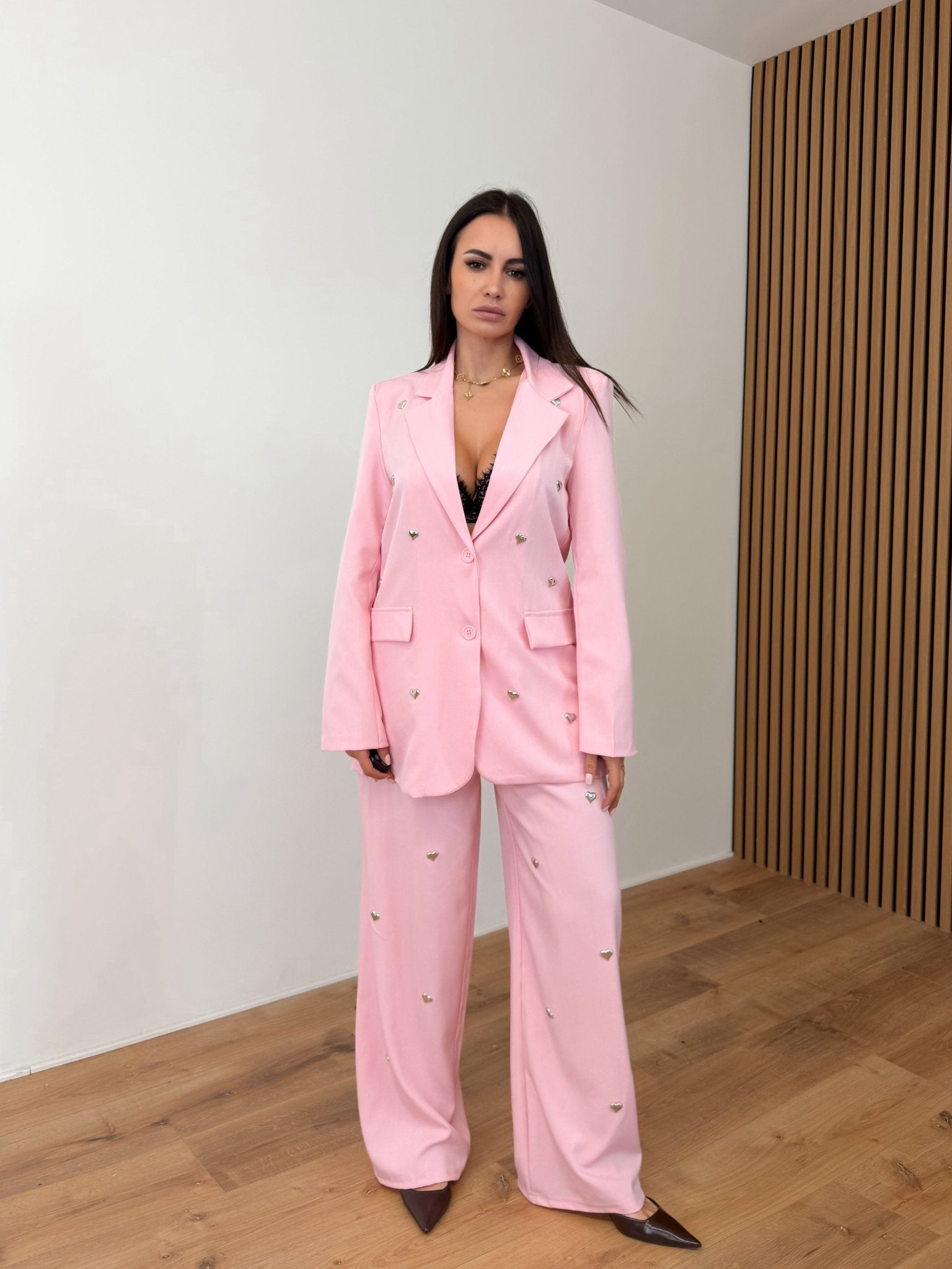Tailleur Metal Love - Baby Pink - SAINTH