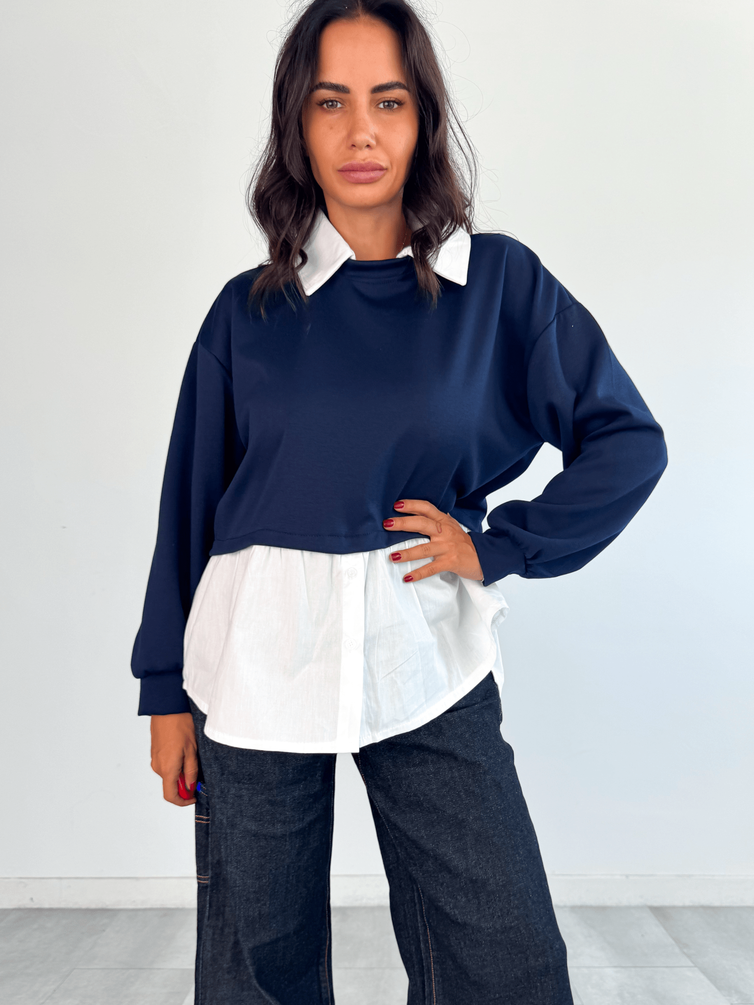 Jeans Oikos + Cintura - Denim - SAINTH