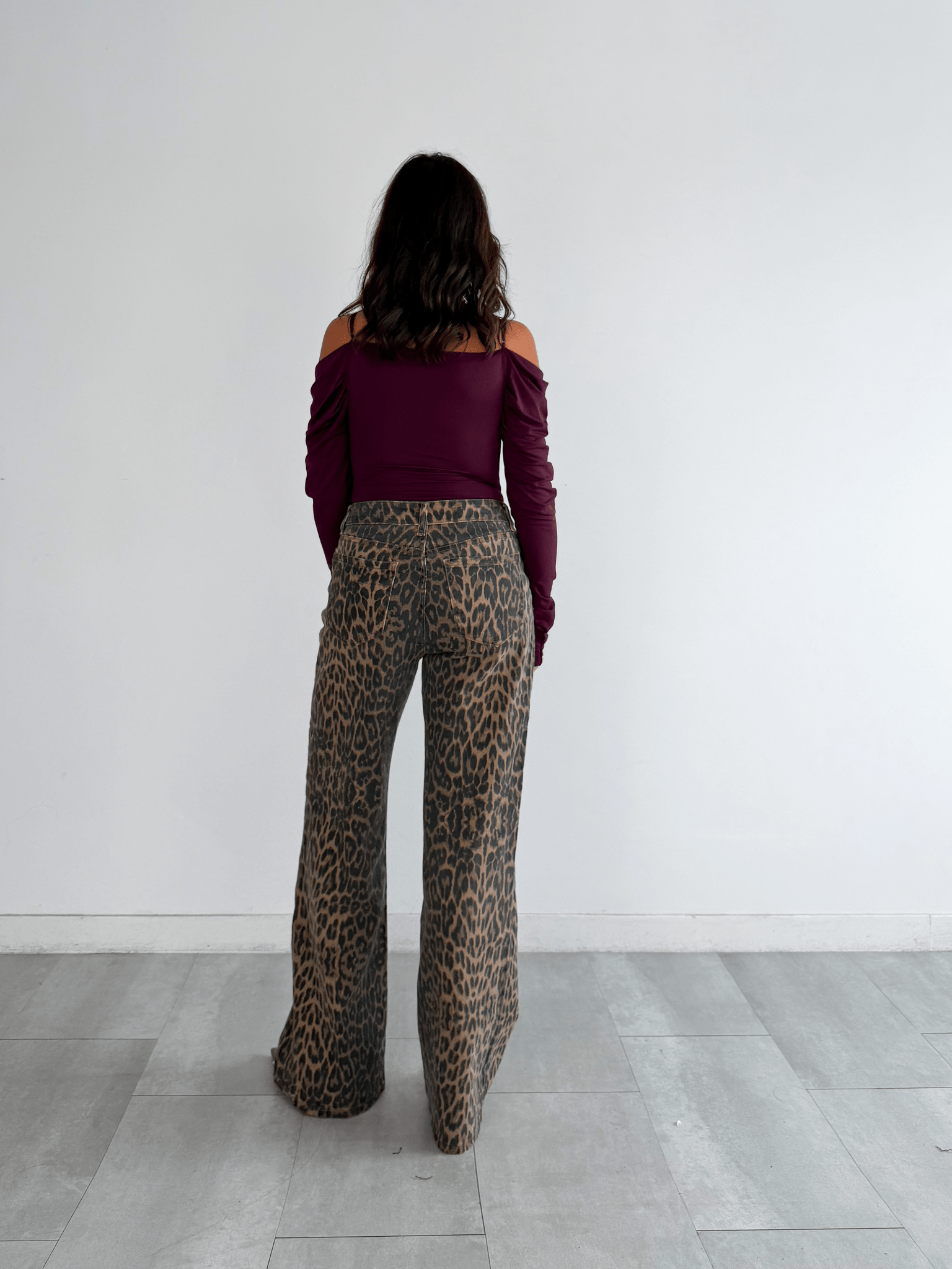Jeans Leopard - Marrone - SAINTH