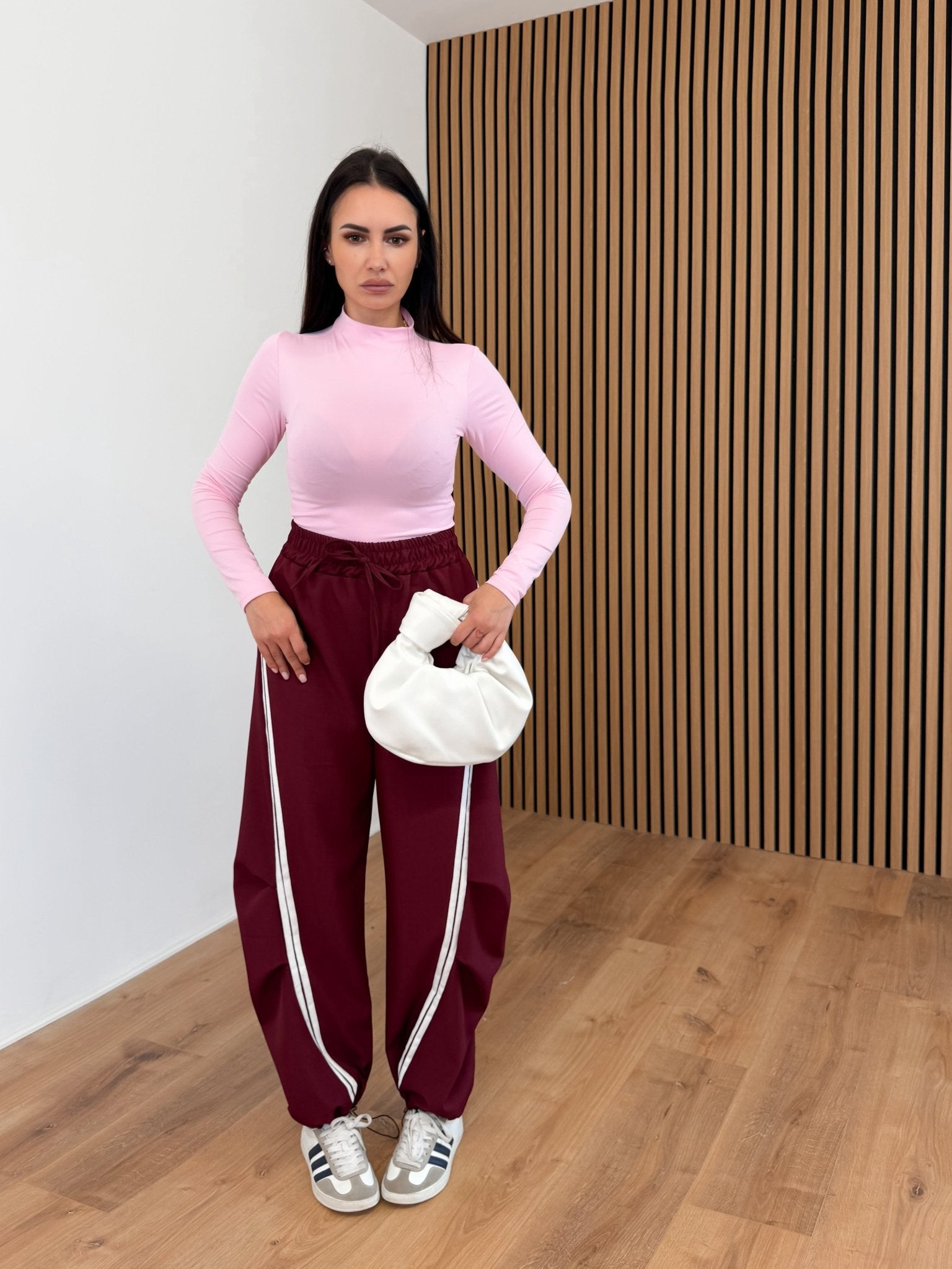 Pantalone Stripe - Bordeaux - SAINTH