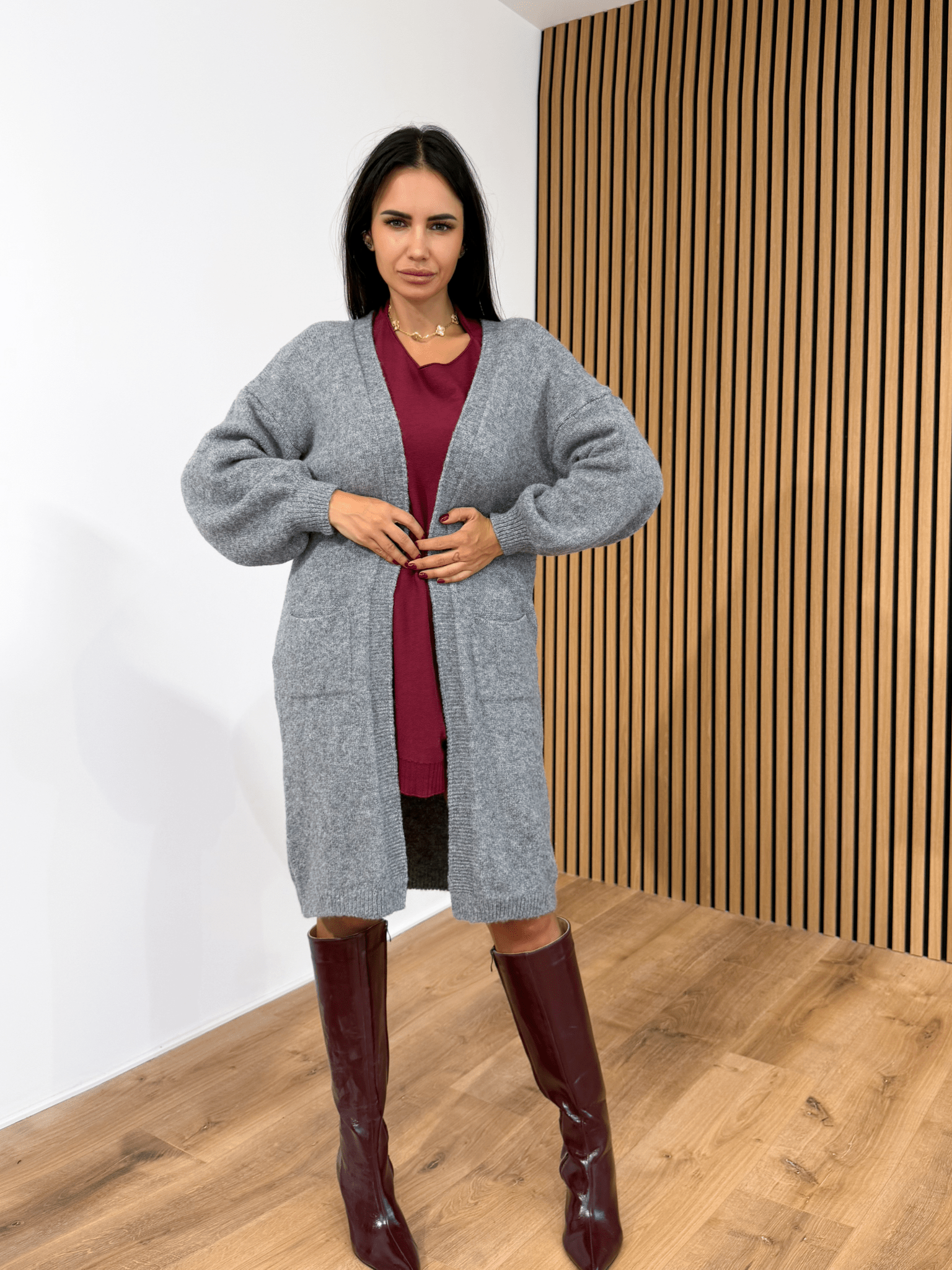 Pull Abito Kiss - Bordeaux - SAINTH