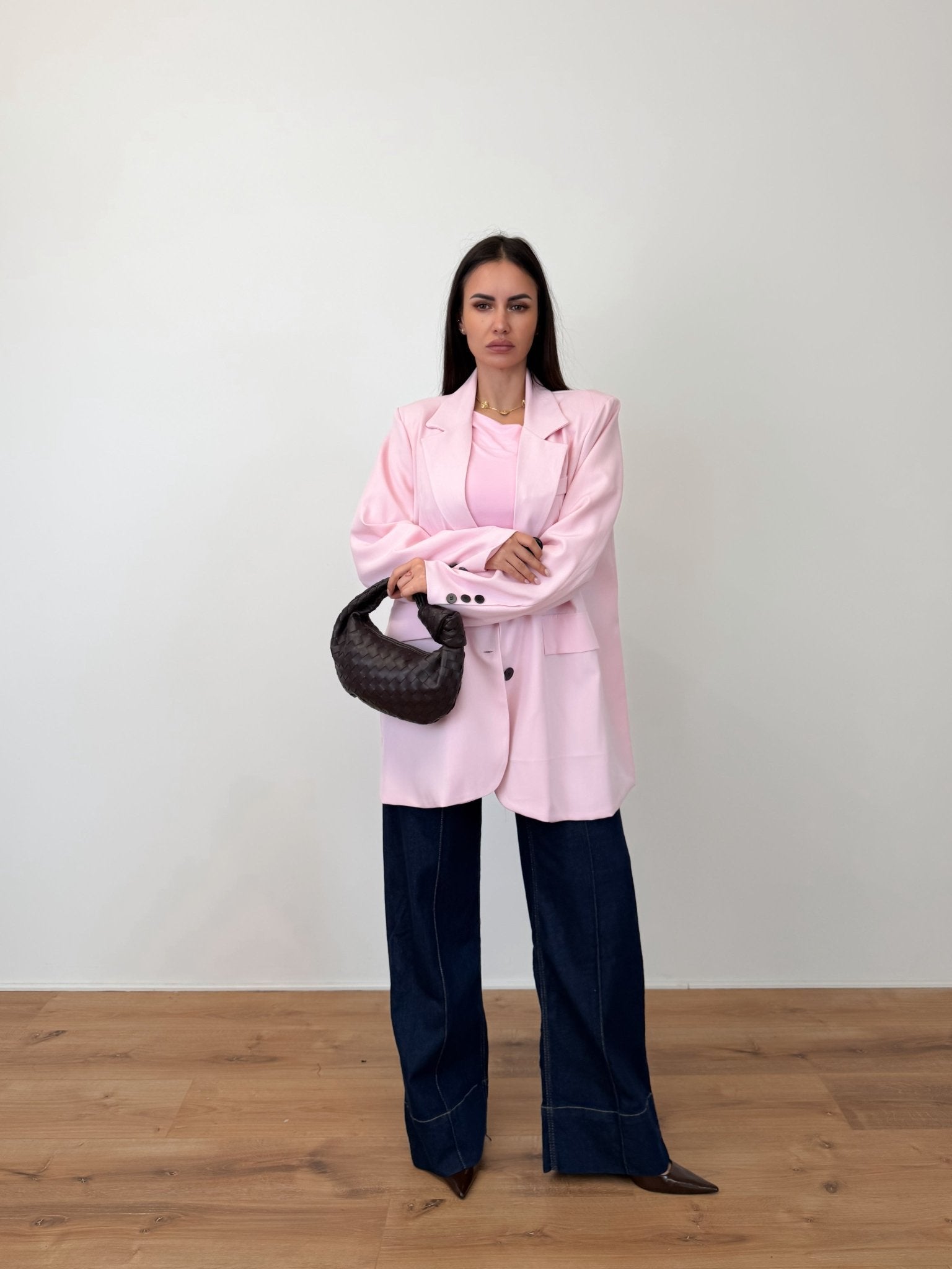 Blazer Simply Over - Rosa - SAINTH