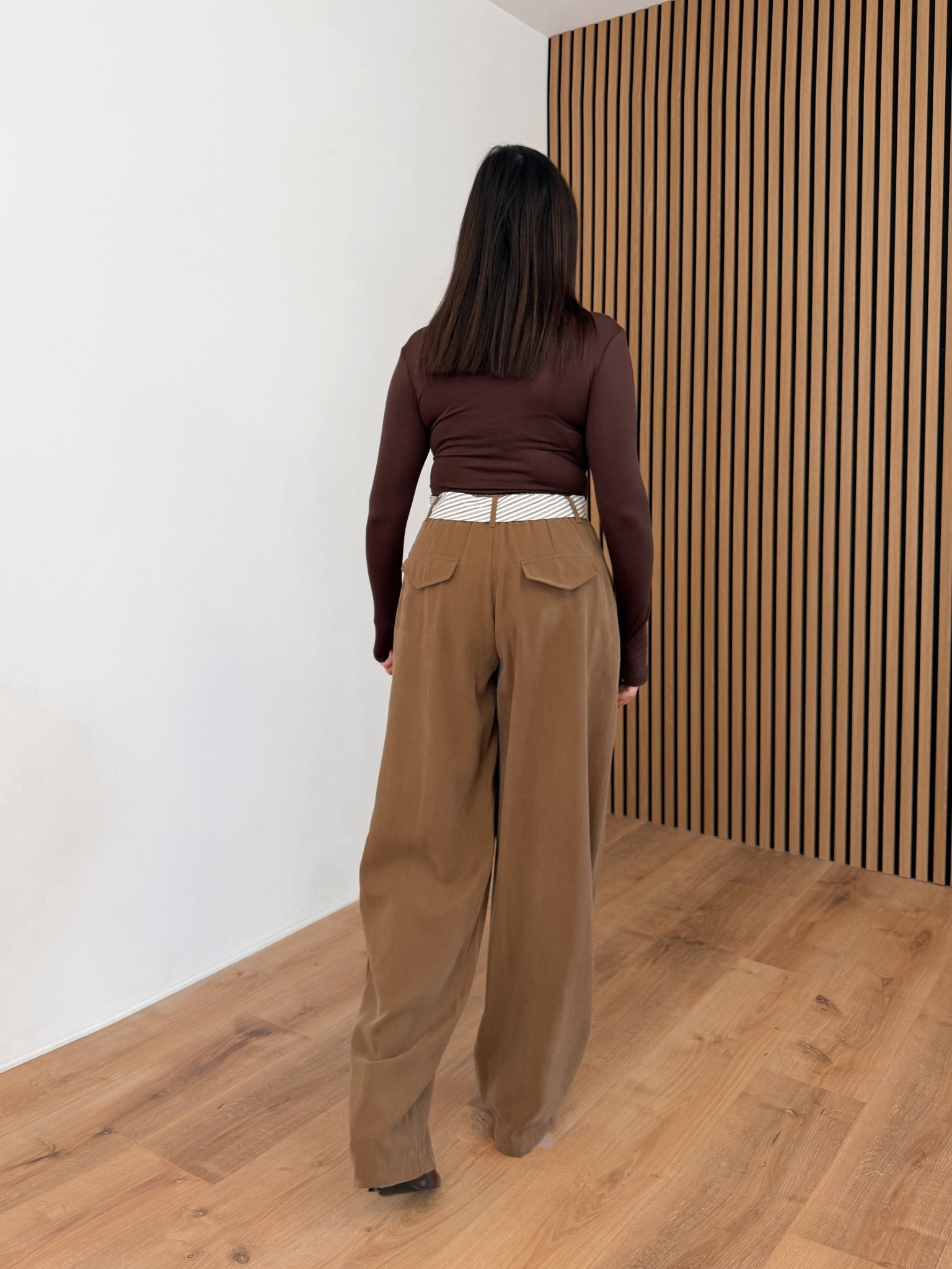 Maglietta Serafino - Marrone - SAINTH