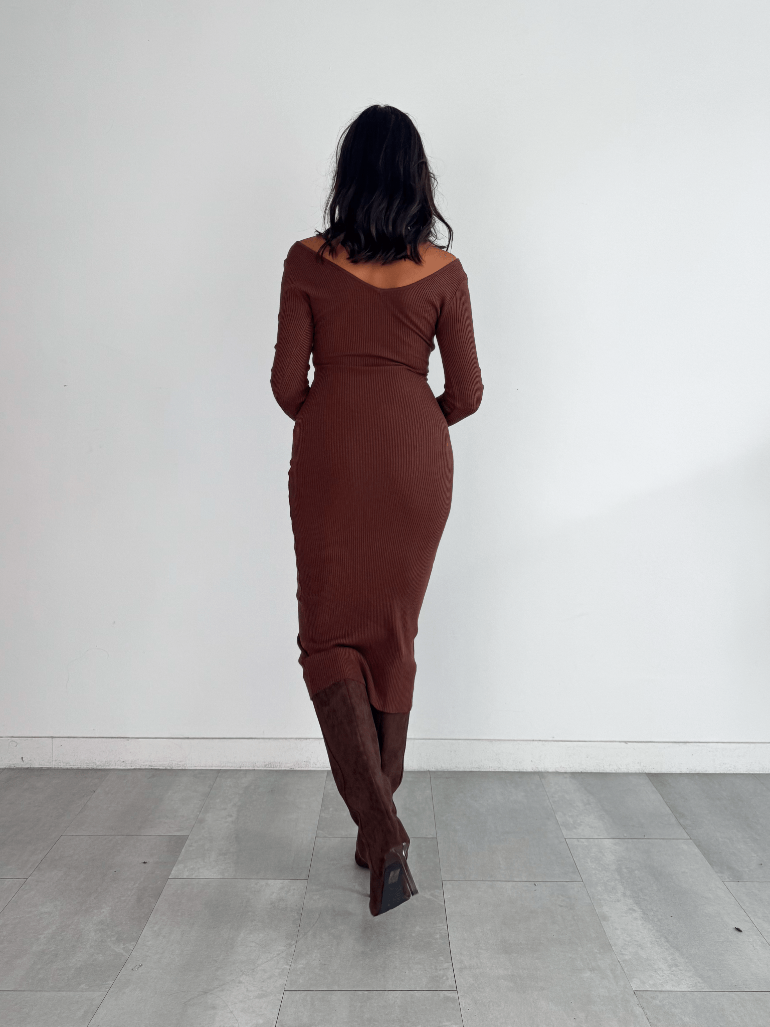 Abito Pull Fascino - Marrone - SAINTH