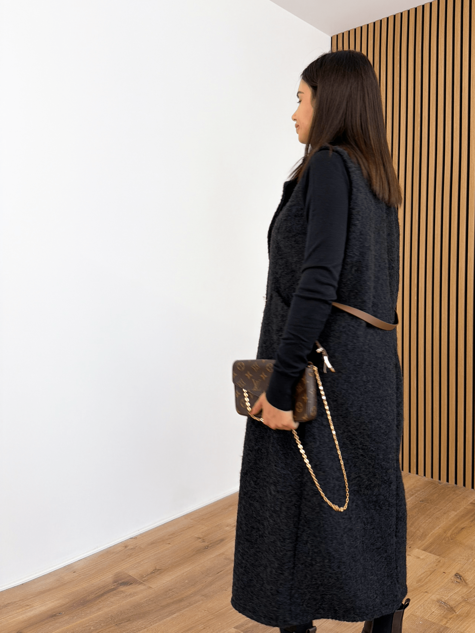 Pull Collo Alto - Nero - SAINTH