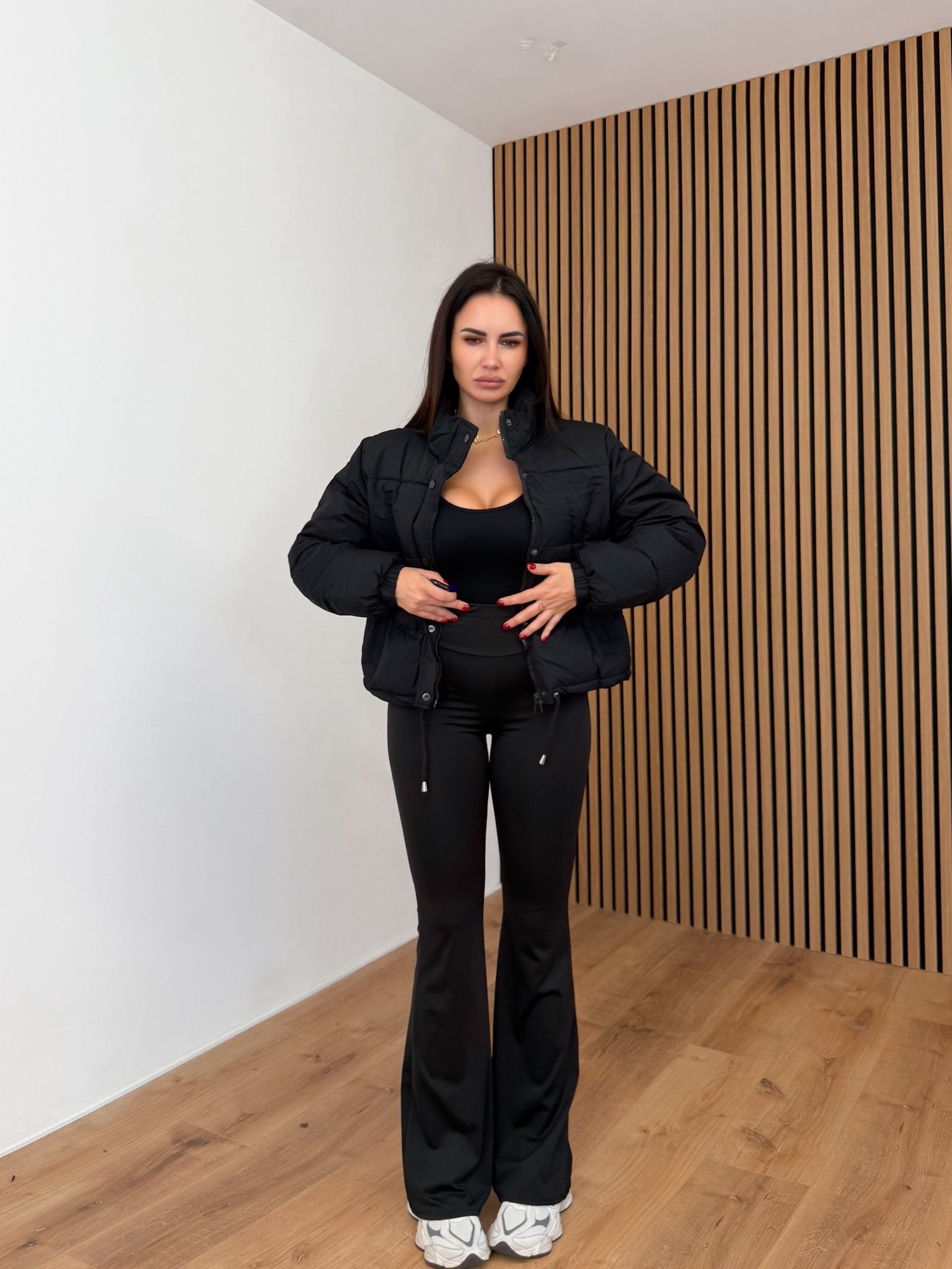 Giacca Bombata - Nera - SAINTH