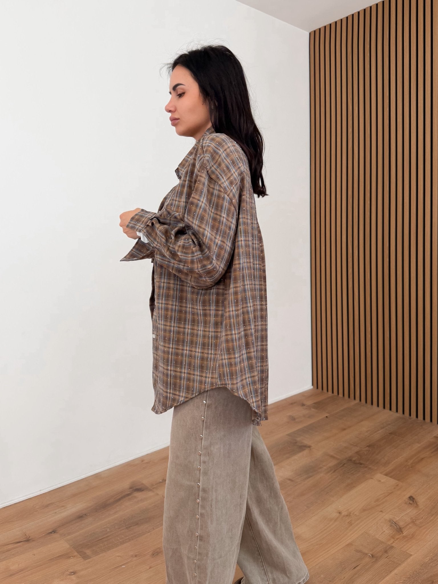 Camicia Diamond - Marrone - SAINTH