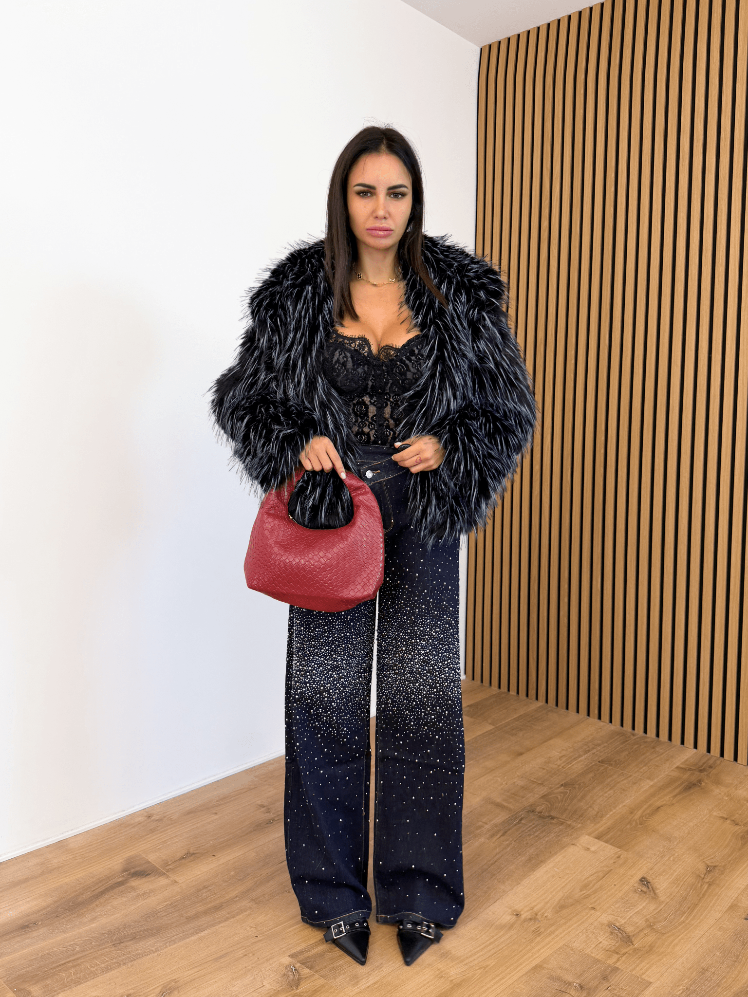 Pelliccia Crudelia - Nera - SAINTH