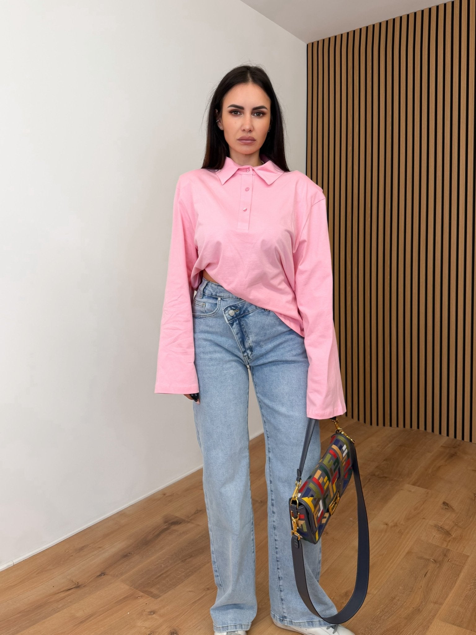 Polo Spalla Imbottita - Rosa - SAINTH