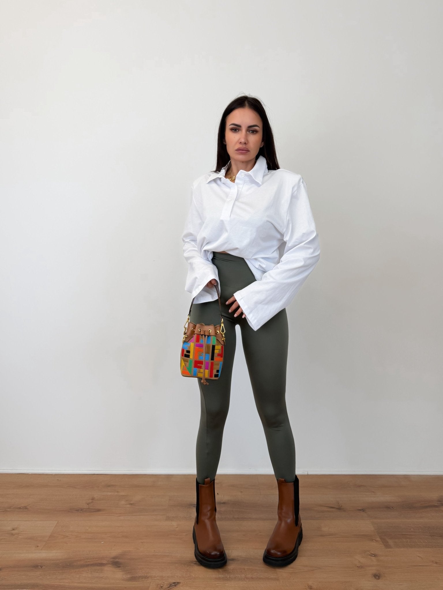 Polo Spalla Imbottita - Bianca - SAINTH