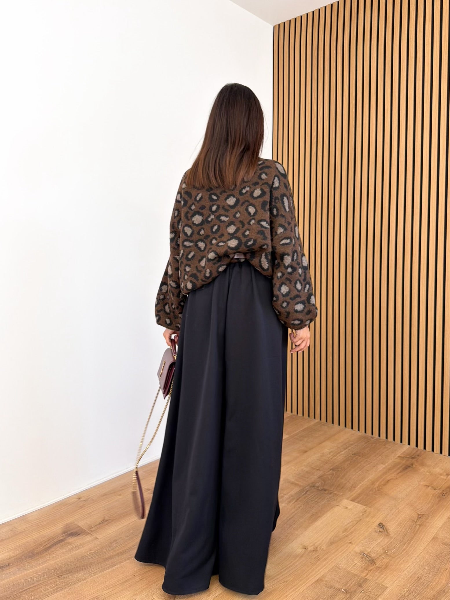 Pantalone Maxi - Nero - SAINTH