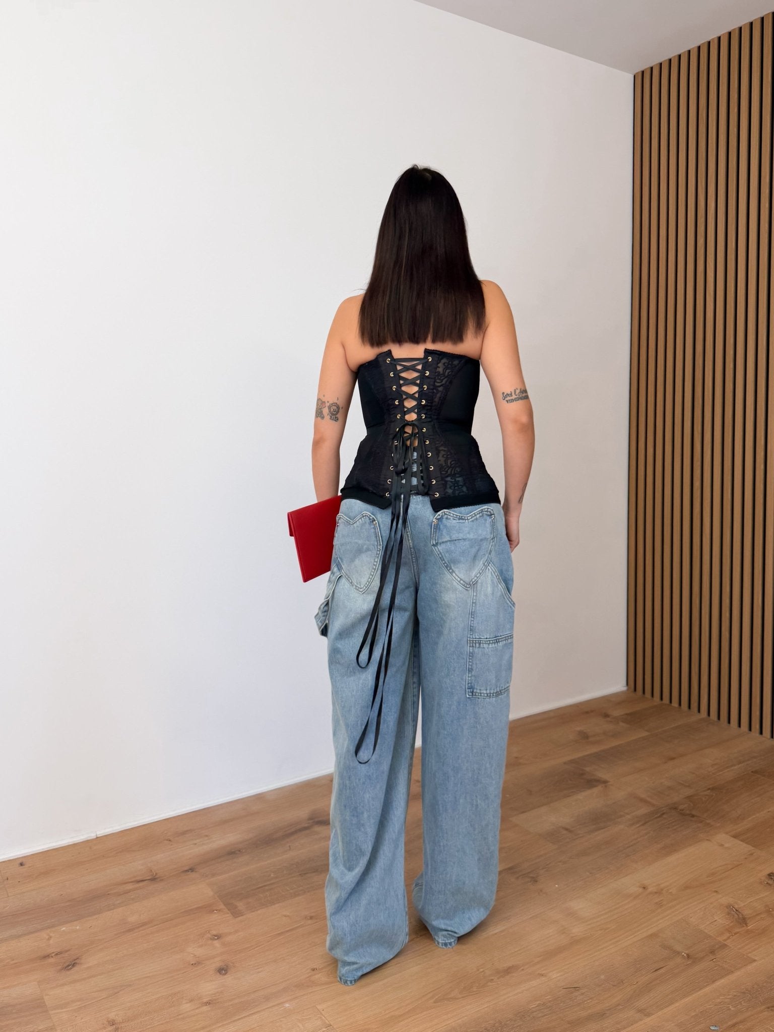 Corpetto Romance - Nero - SAINTH