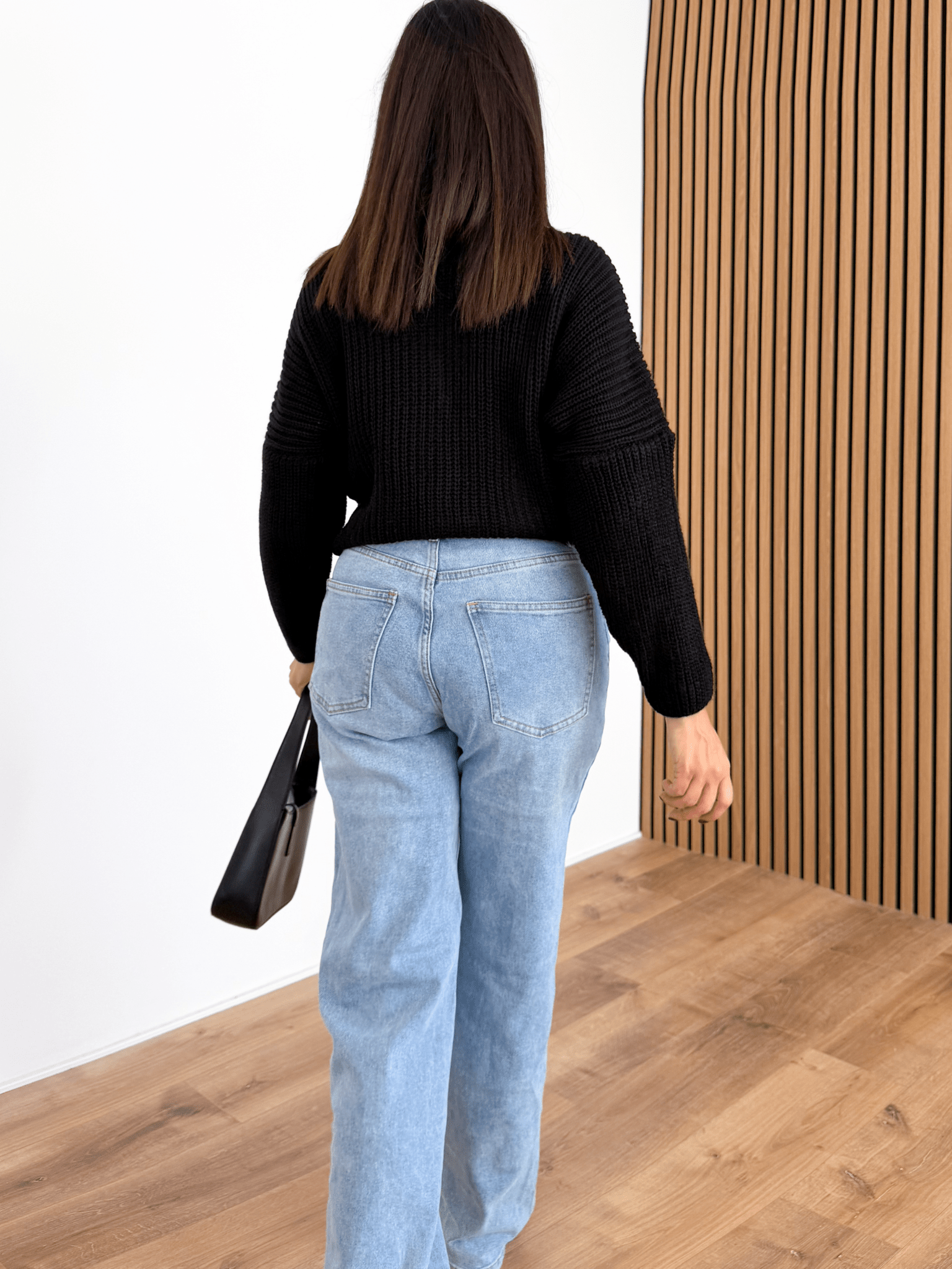 Cardigan Crop - Nero - SAINTH