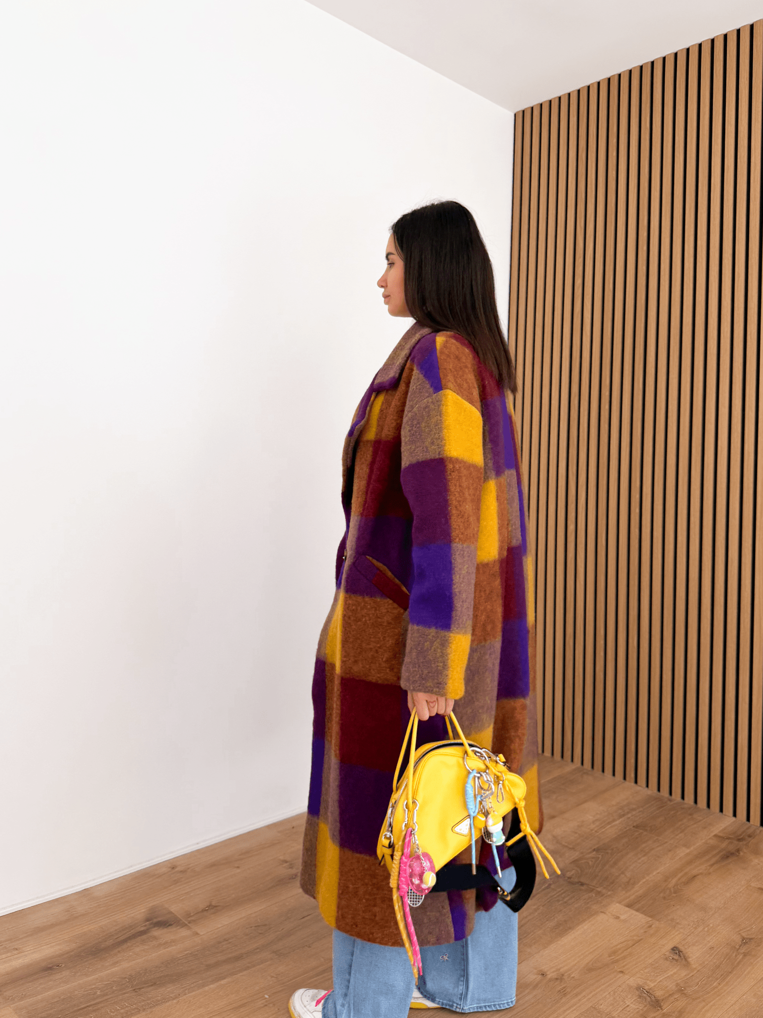 Cappotto Lusso - Senape e Viola - SAINTH