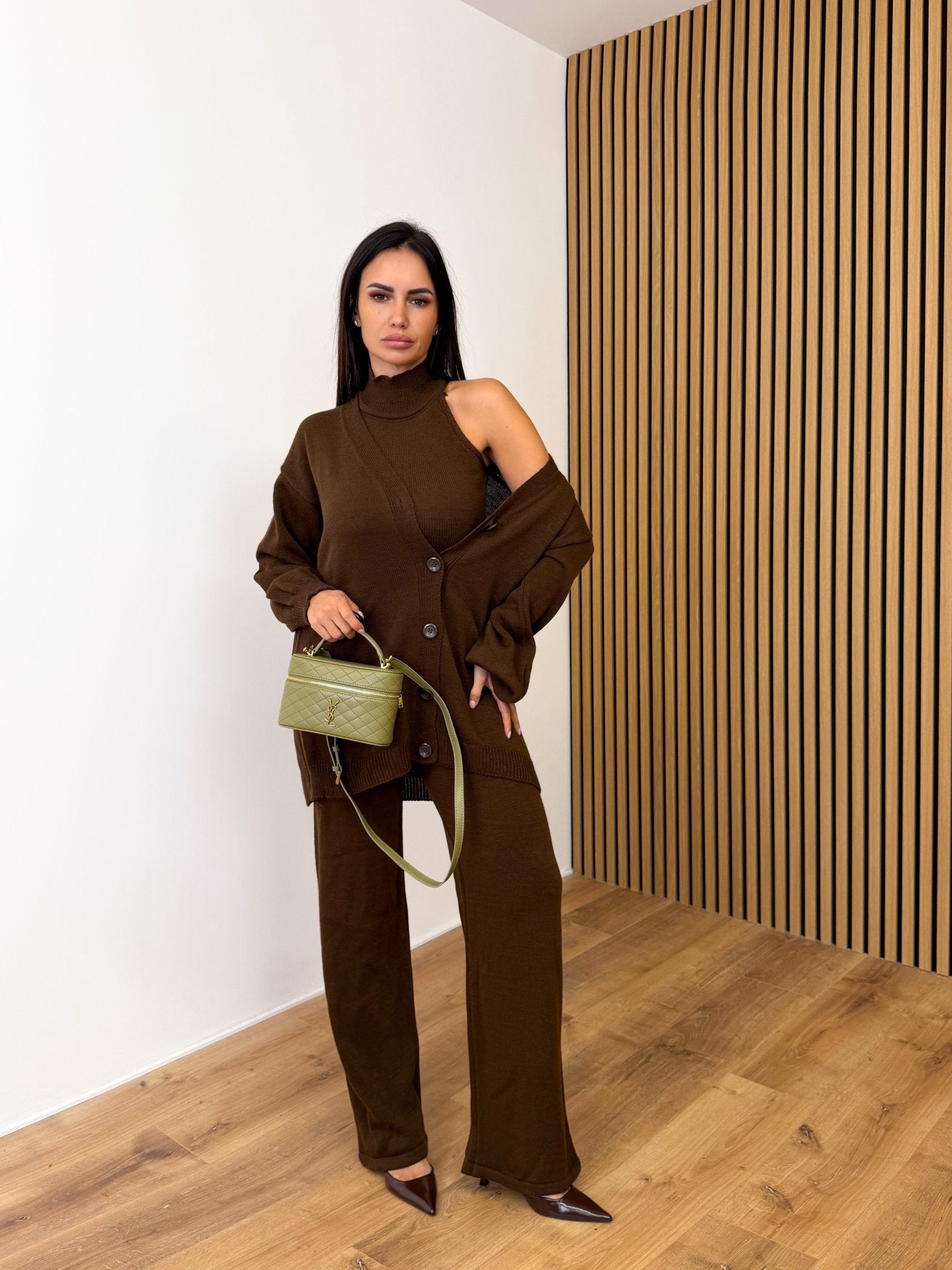 Coordinato Tris Cromby - Marrone - SAINTH