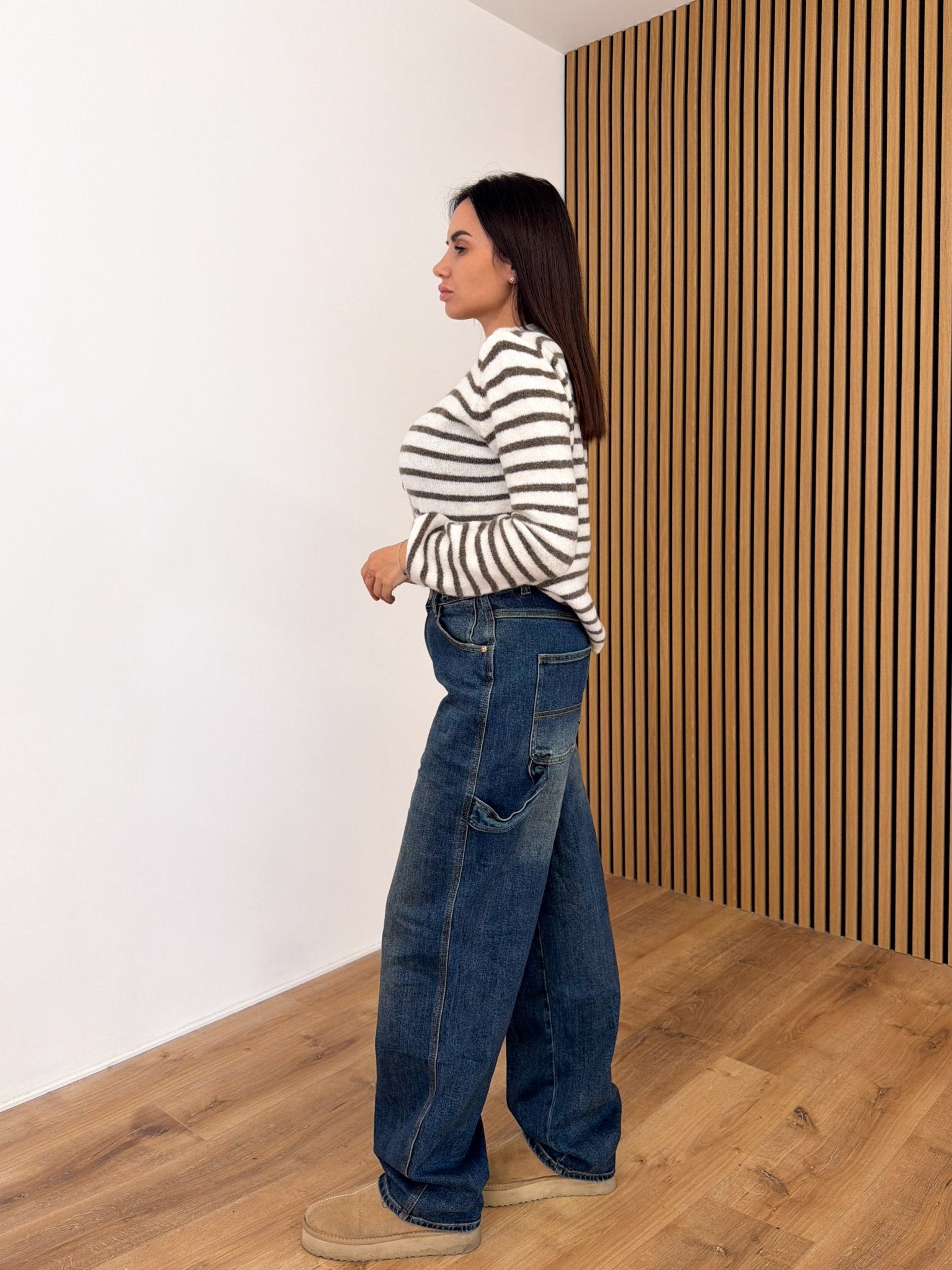 Cardigan Book - Tortora e Panna - SAINTH