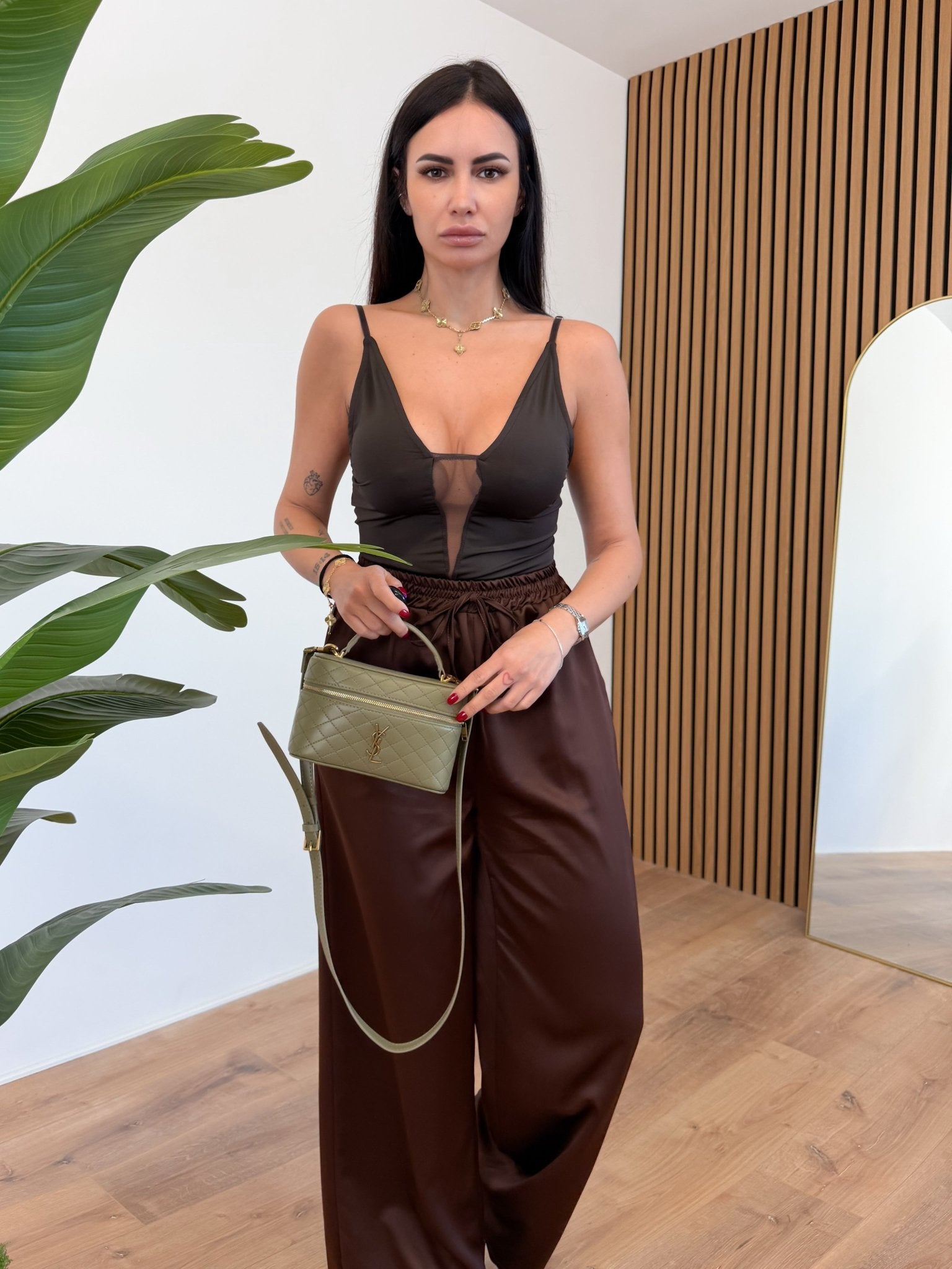 Coordinato Satin - Army Green - SAINTH