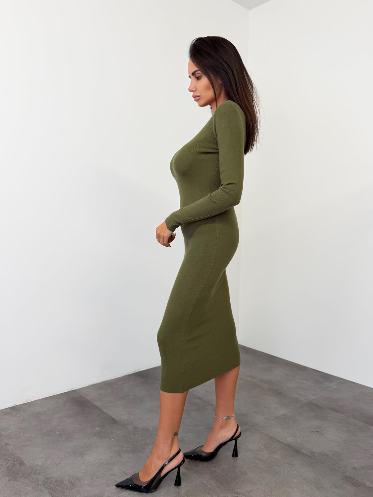 Pull Abito Nube - Army Green