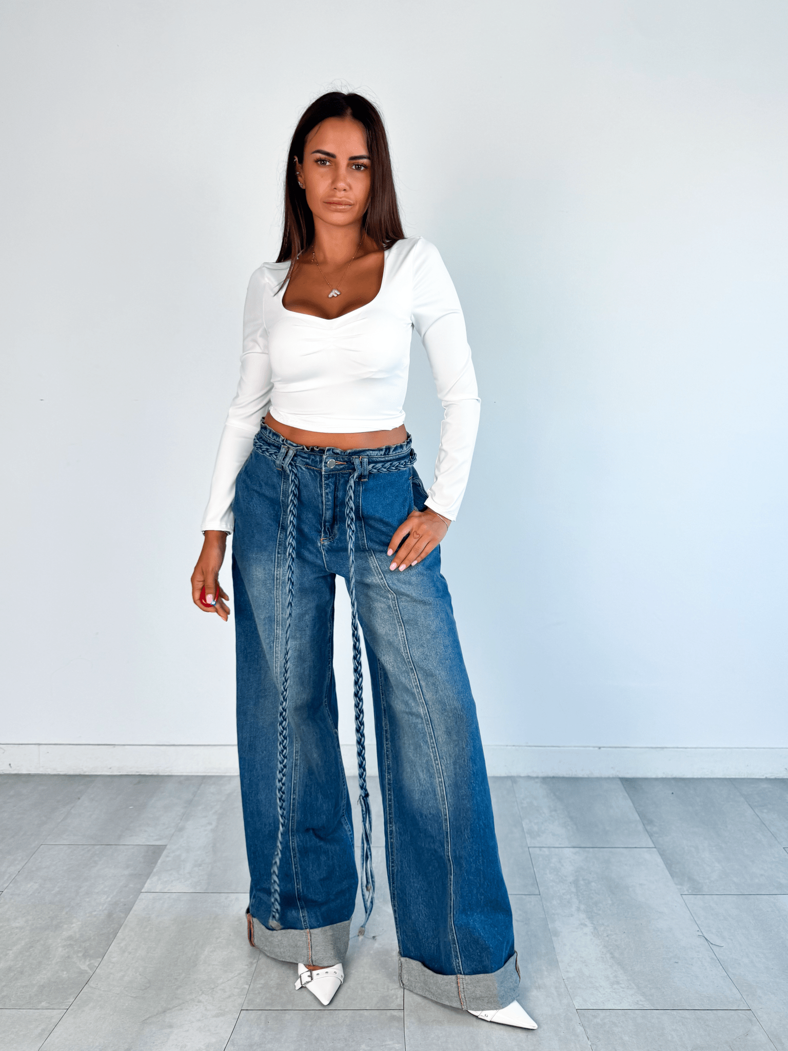 Jeans Treccina - Blu Denim - SAINTH
