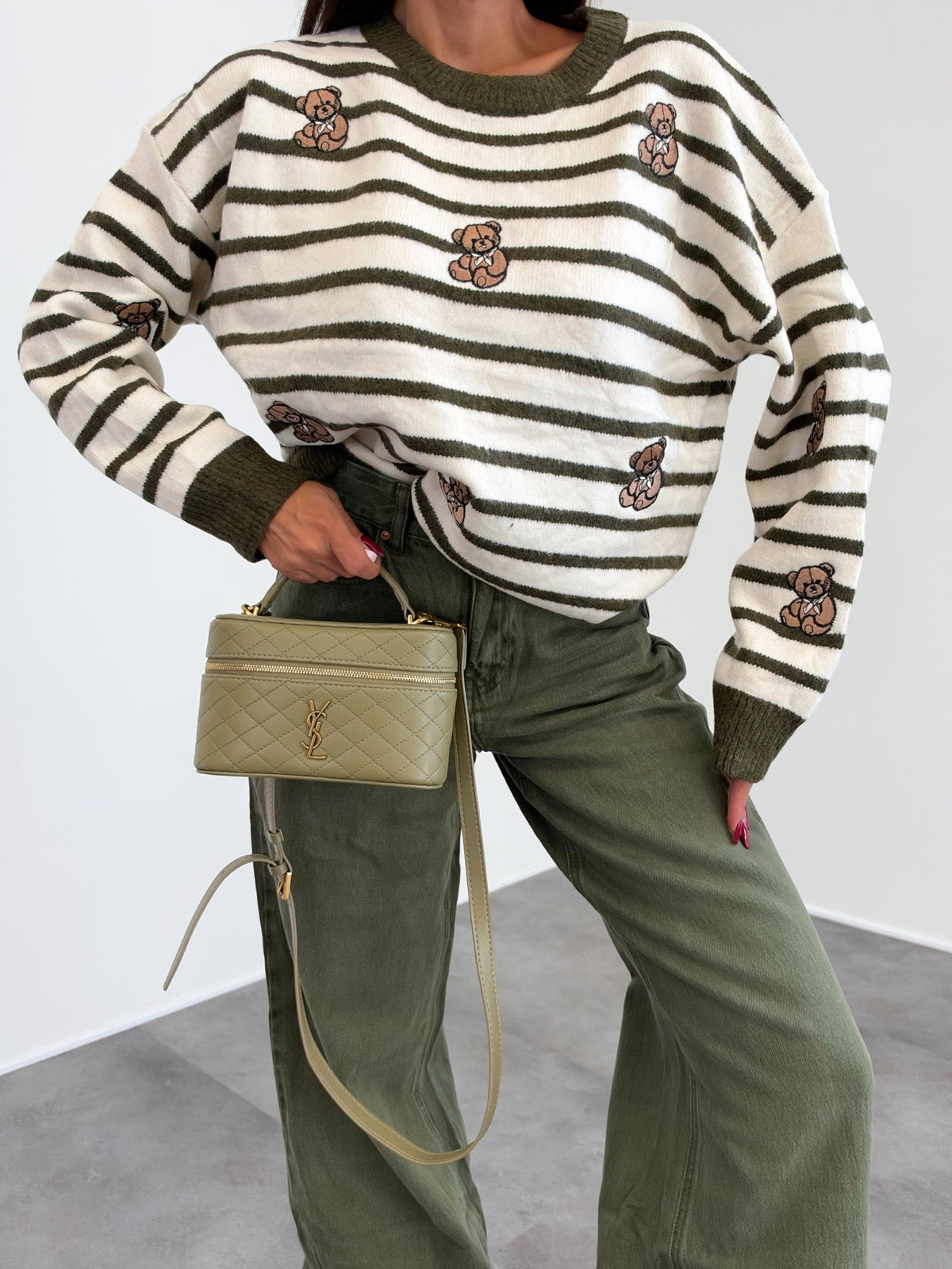 Pull Orsacchiotti - Army Green - SAINTH