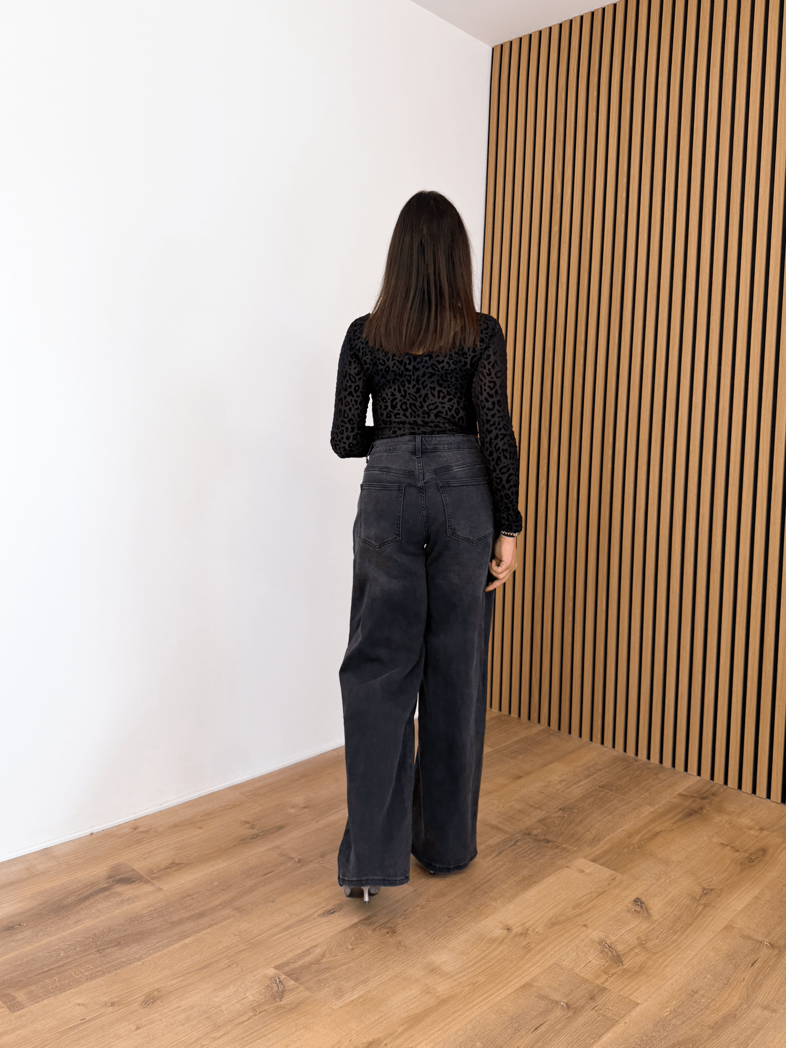 New Jeans Wide Leg - Nero - SAINTH