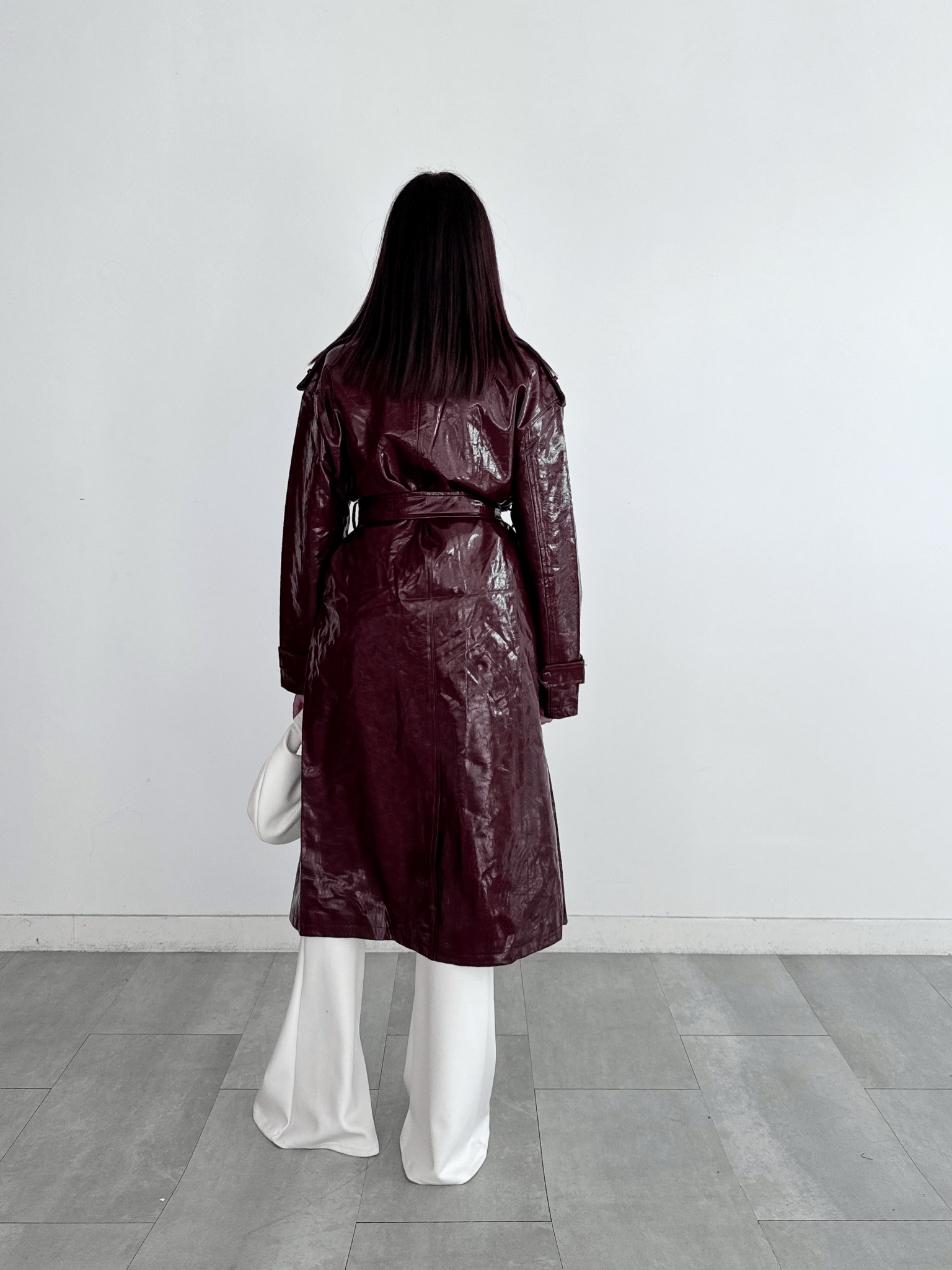 Trench Ecopelle Kobra - Bordeaux - SAINTH