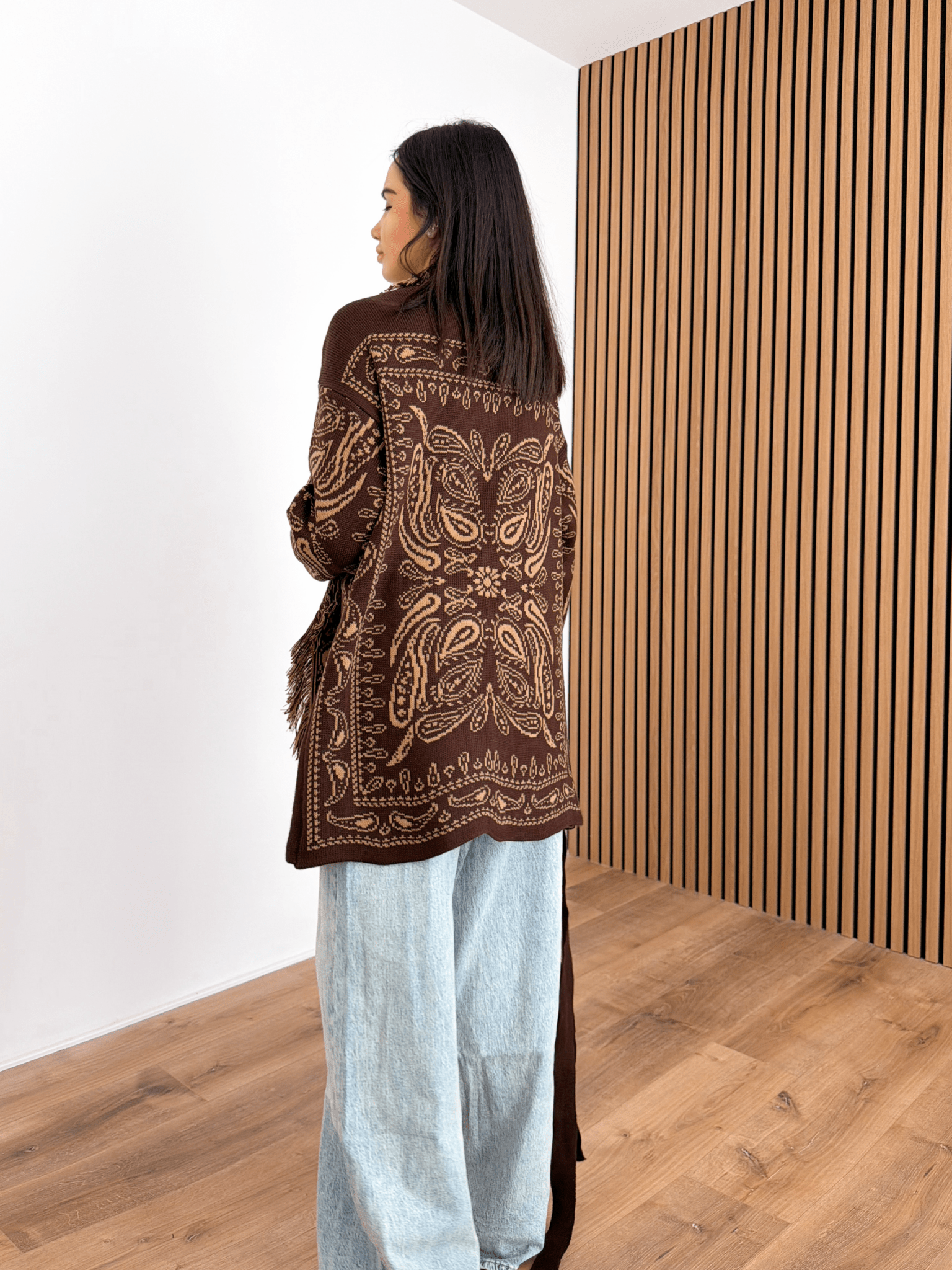 Cardigan Azteco - Marrone - SAINTH