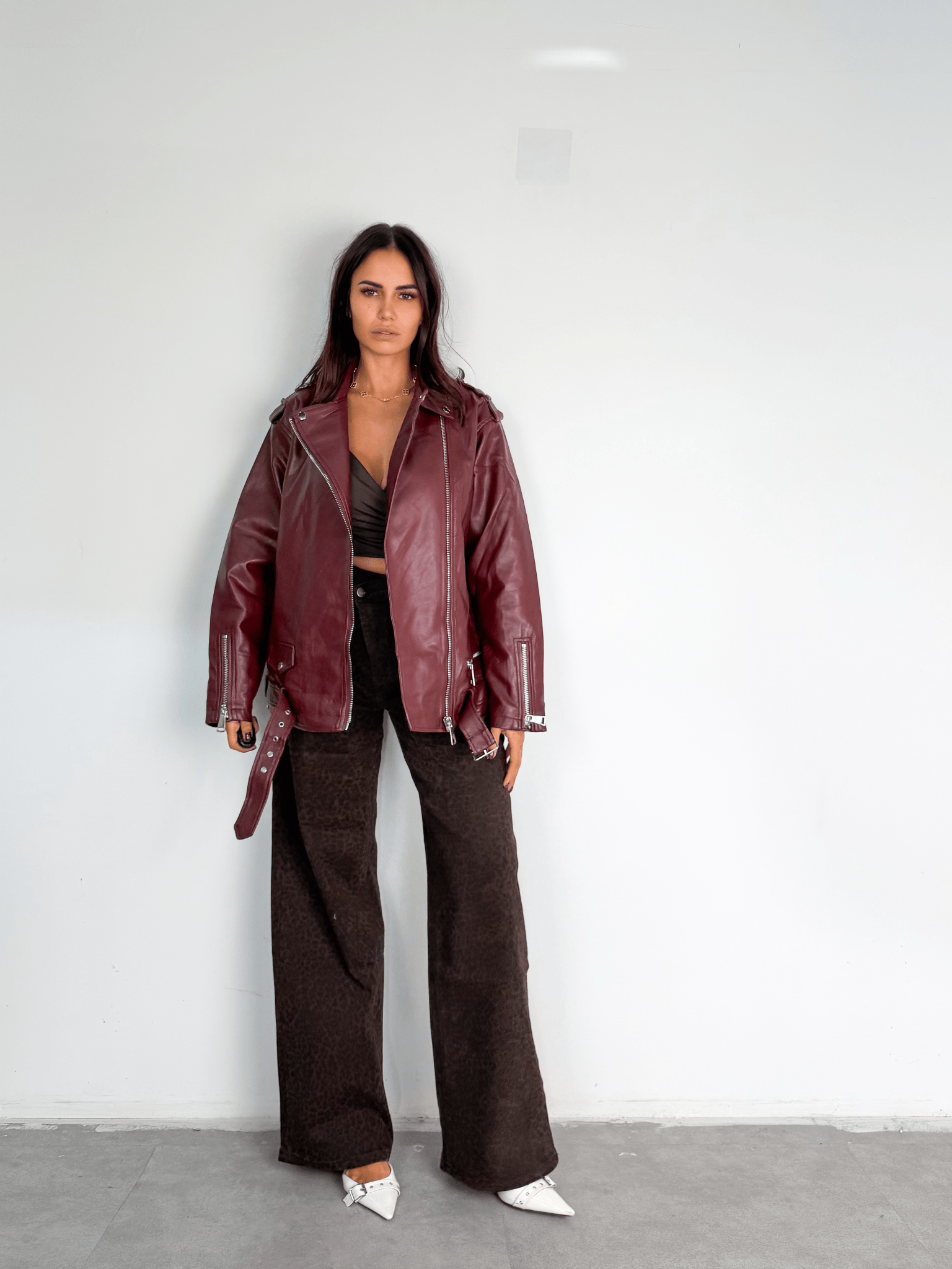 Jeans Graffio - Leopardato Scuro - SAINTH