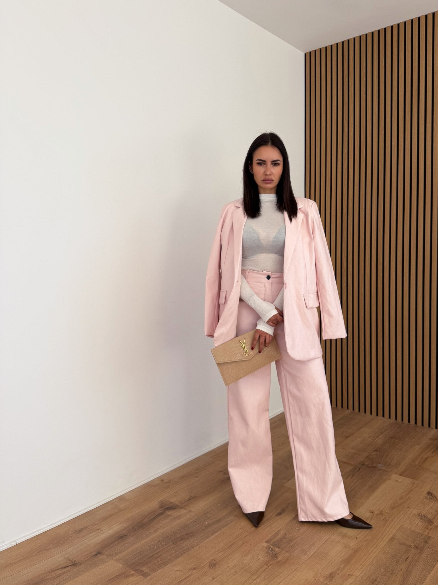 Blazer Minimal Ecop - Rosa - SAINTH
