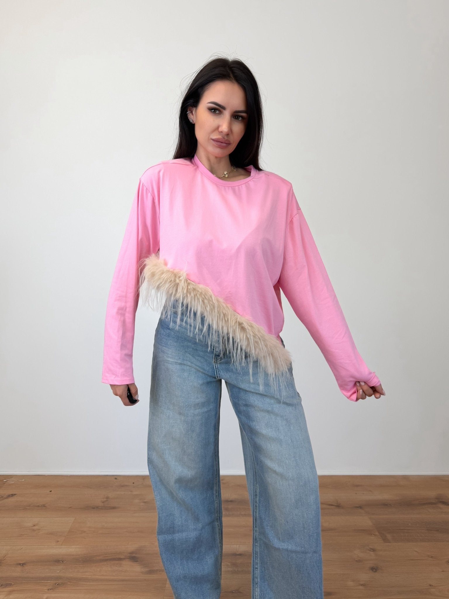 Maglietta Pelosina - Baby Pink - SAINTH