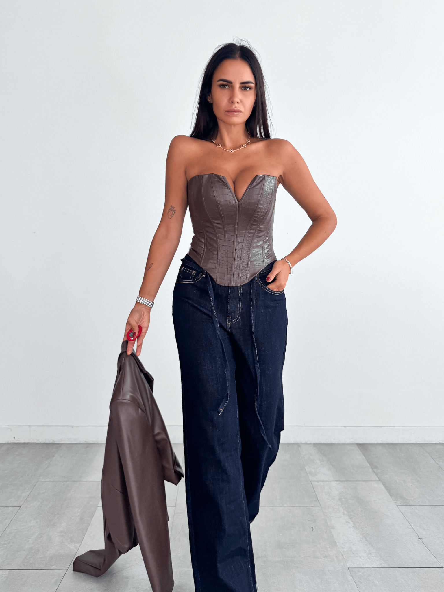 Jeans Laccio - Denim Scuro - SAINTH