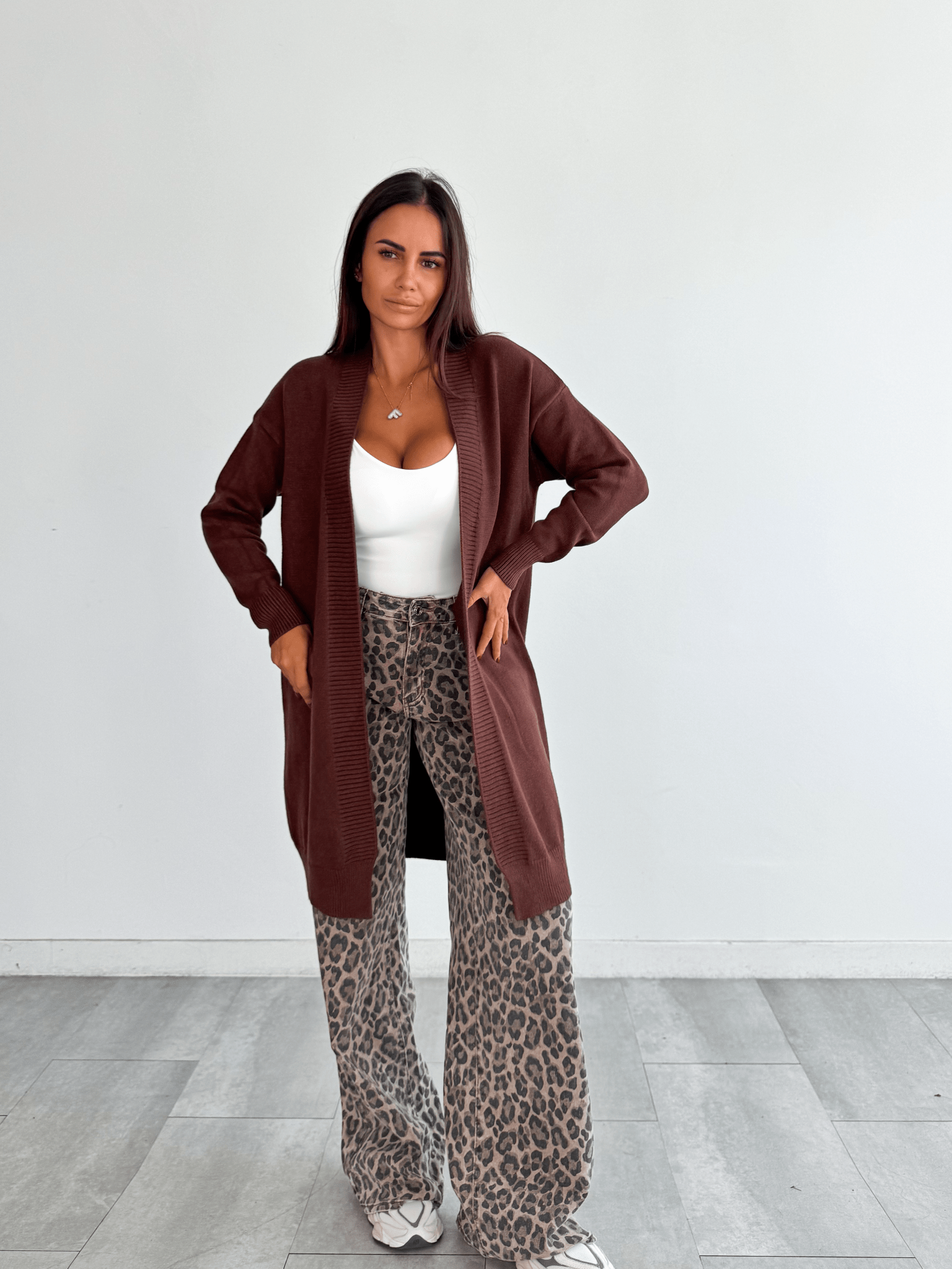 Cardigan Utility - Marrone - SAINTH