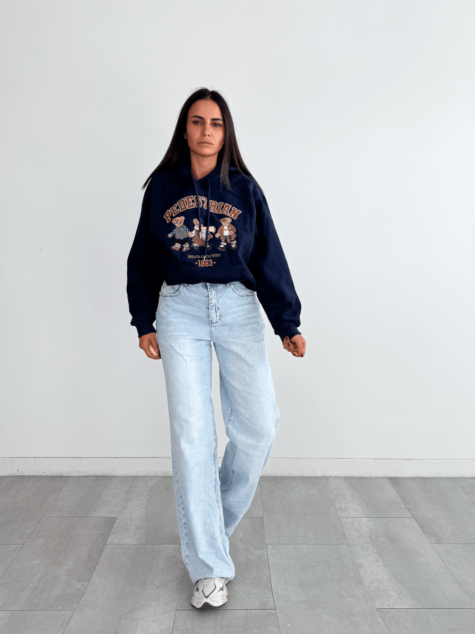 Felpa Teddy - Blu - SAINTH