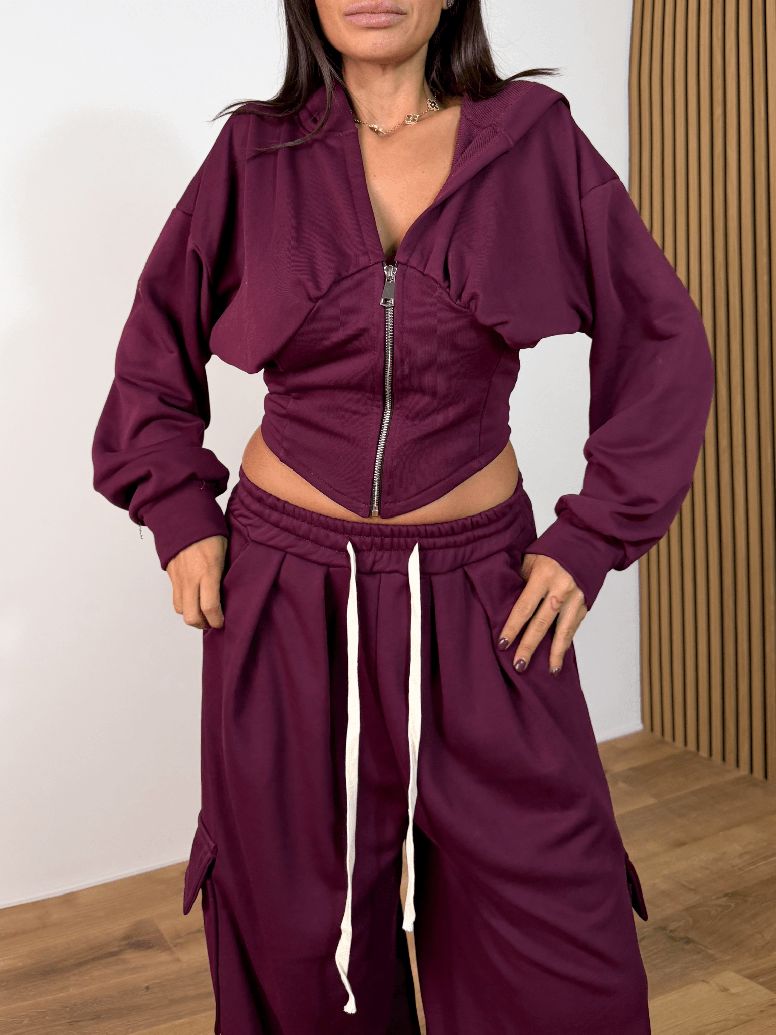 Completo Tuta Spiral - Bordeaux - SAINTH