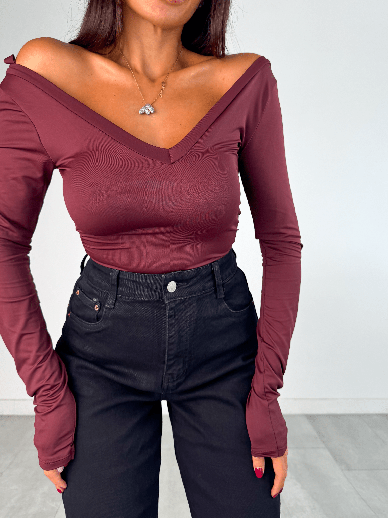 Jeans Palazzo Miss - Nero - SAINTH