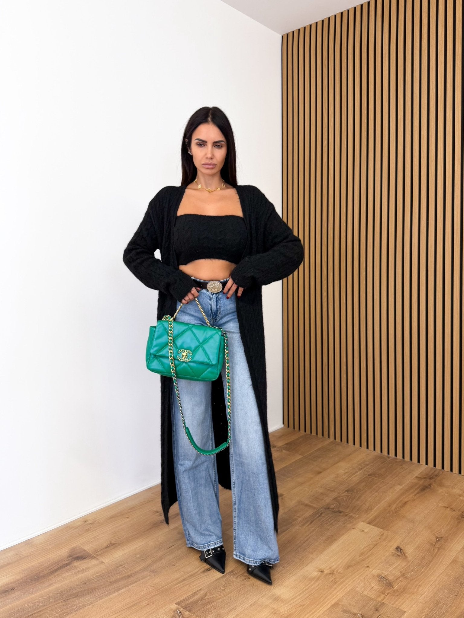 Jeans Low Waist + Cintura - Denim - SAINTH