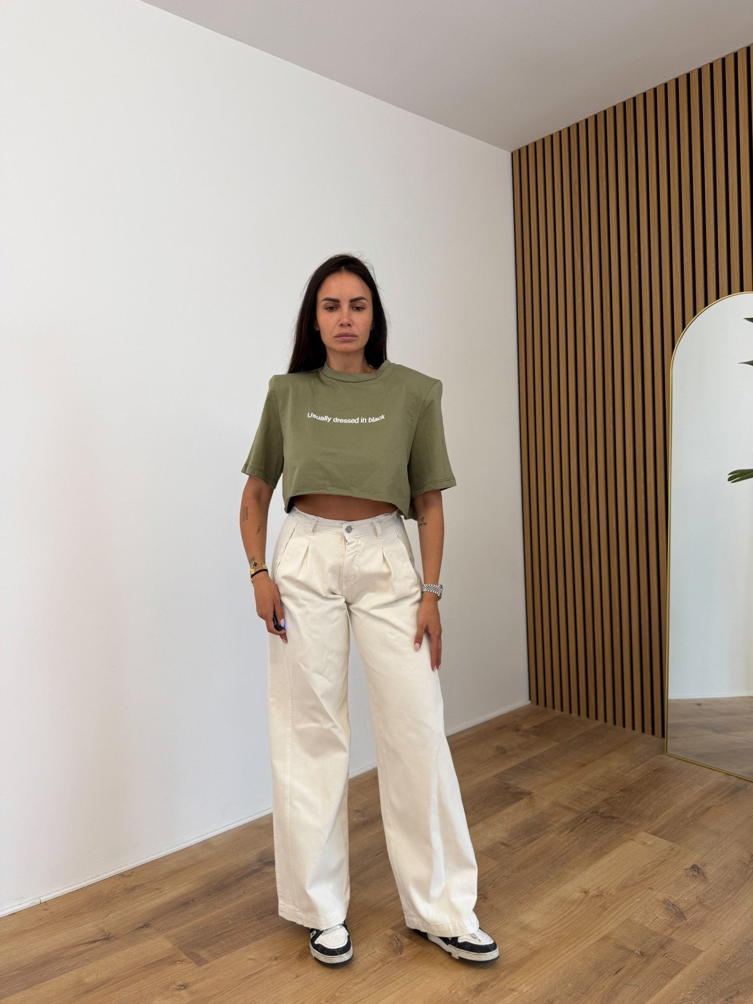 Maglia Usually - Army Green - SAINTH