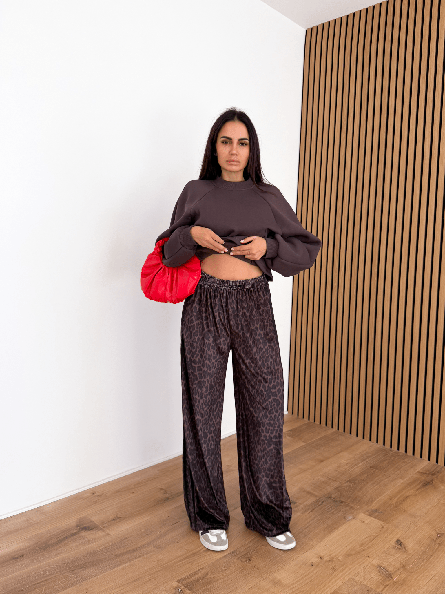 Pantalone Hairs Leo - Marrone - SAINTH