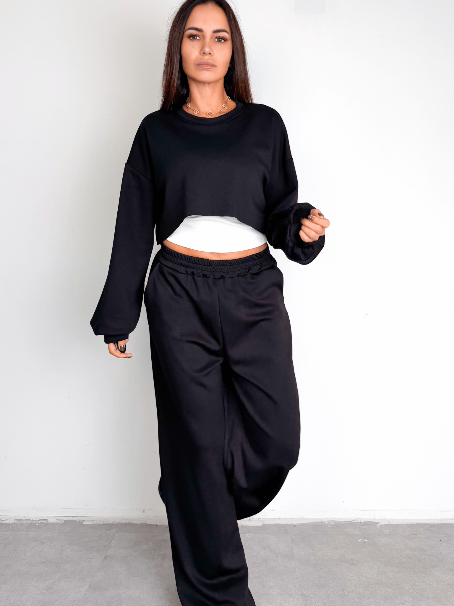 Felpa Active 2in1 - Nera - SAINTH