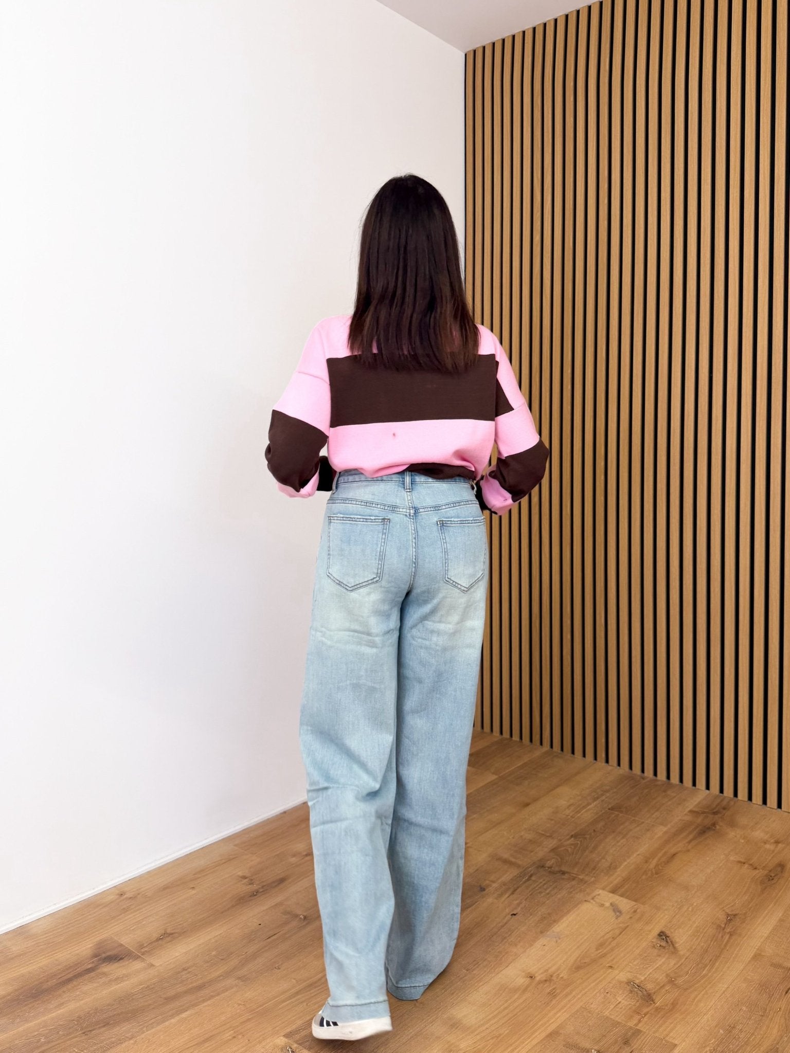 Pull Rapida - Rosa e Marrone - SAINTH