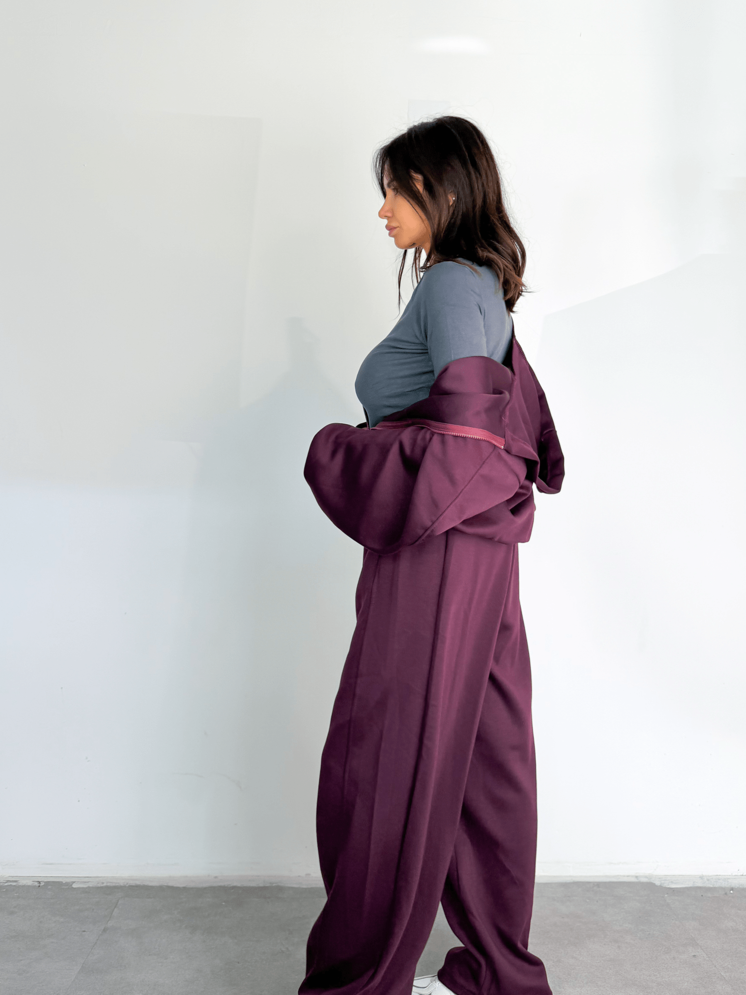 Felpa Wide Arm - Vinaccia - SAINTH