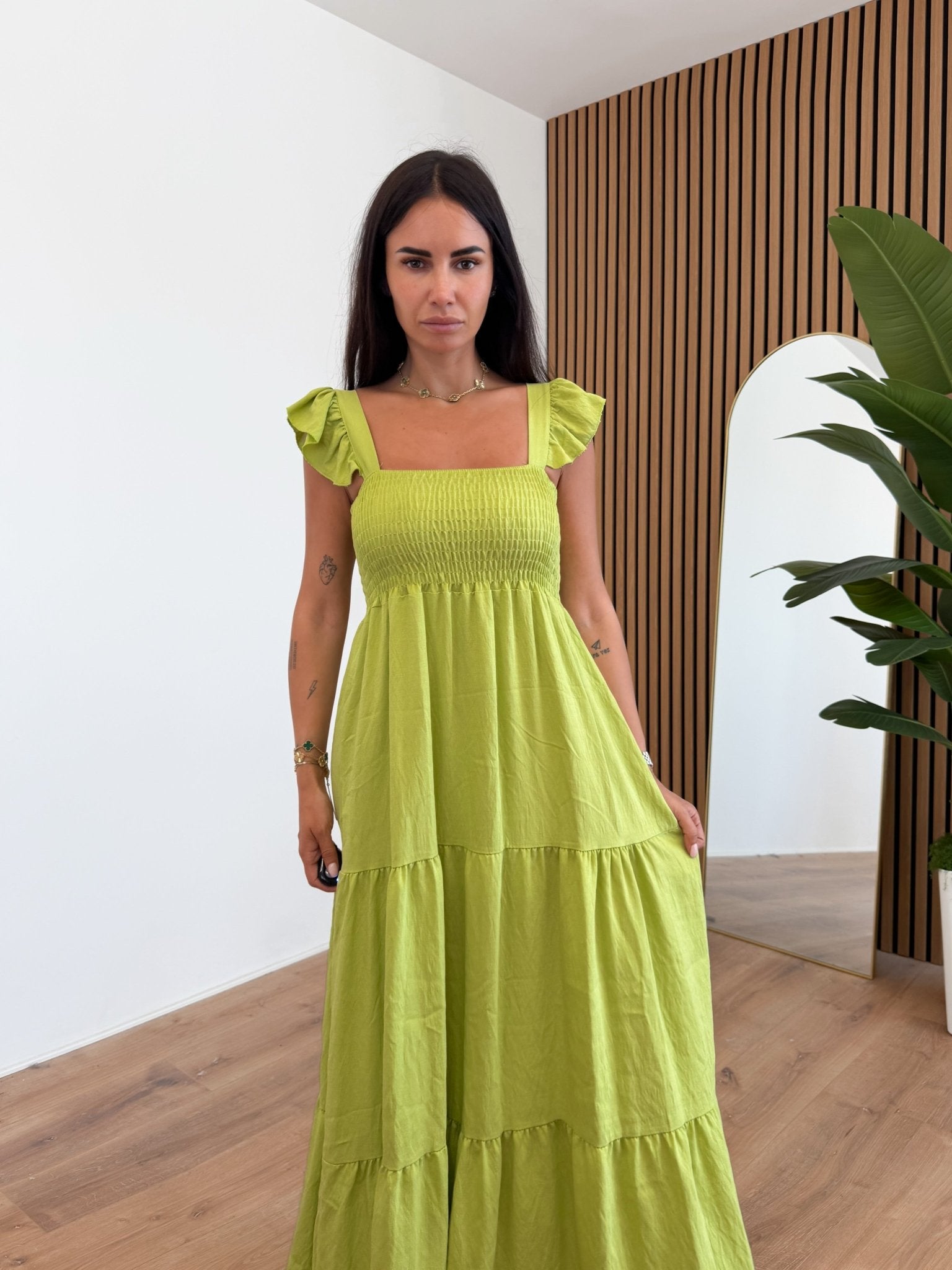 Abito Dora - Lime - SAINTH