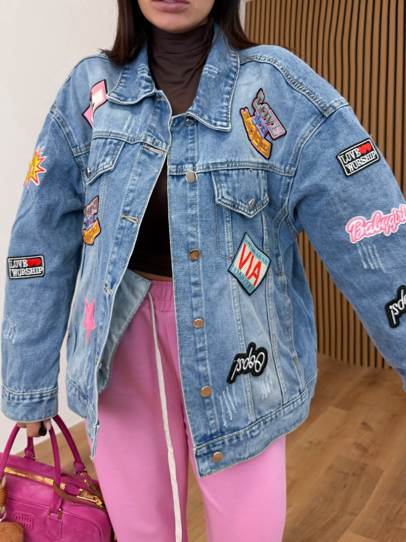 Giacca Patch - Denim - SAINTH