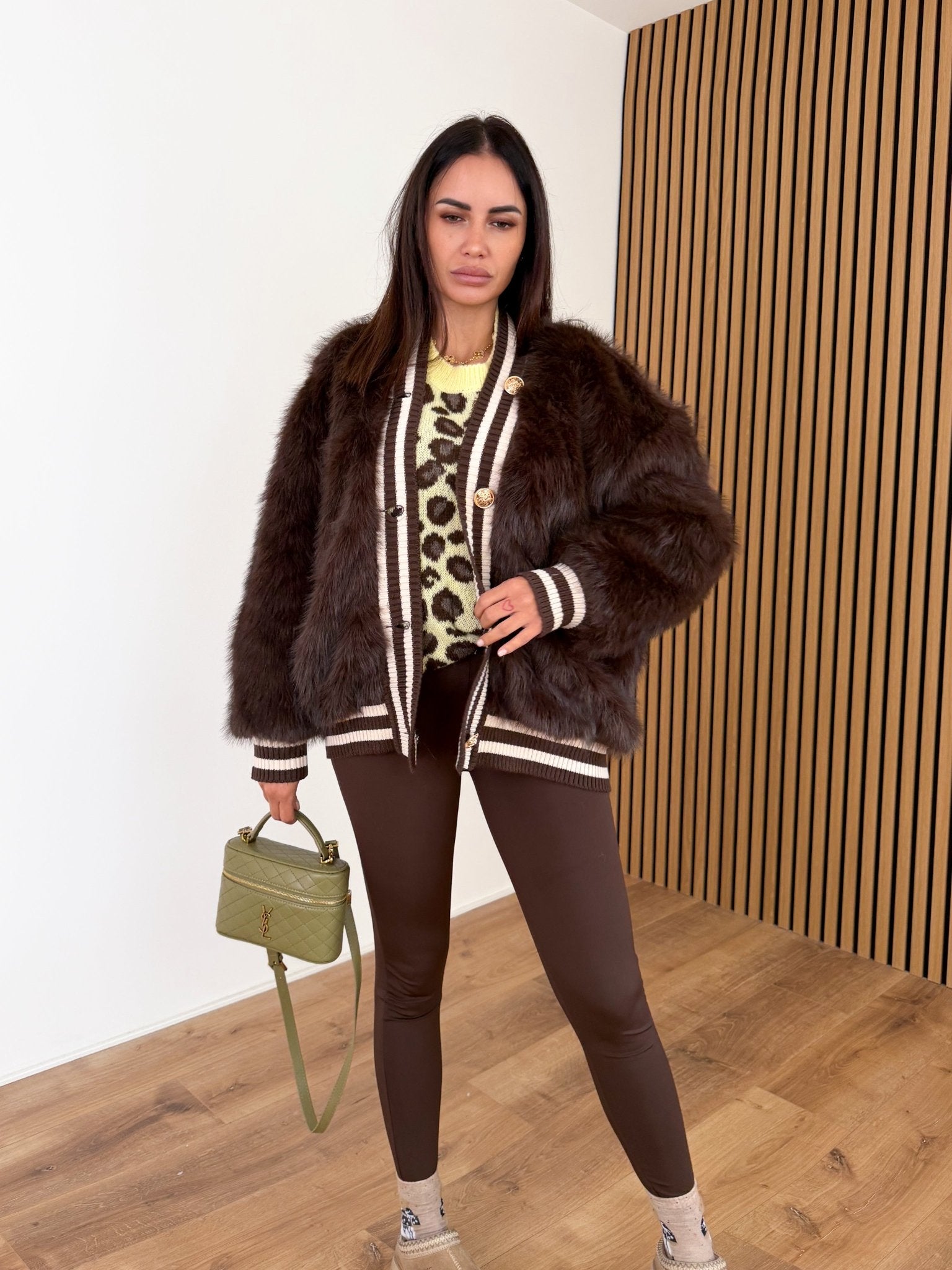 Pelliccia College - Marrone - SAINTH