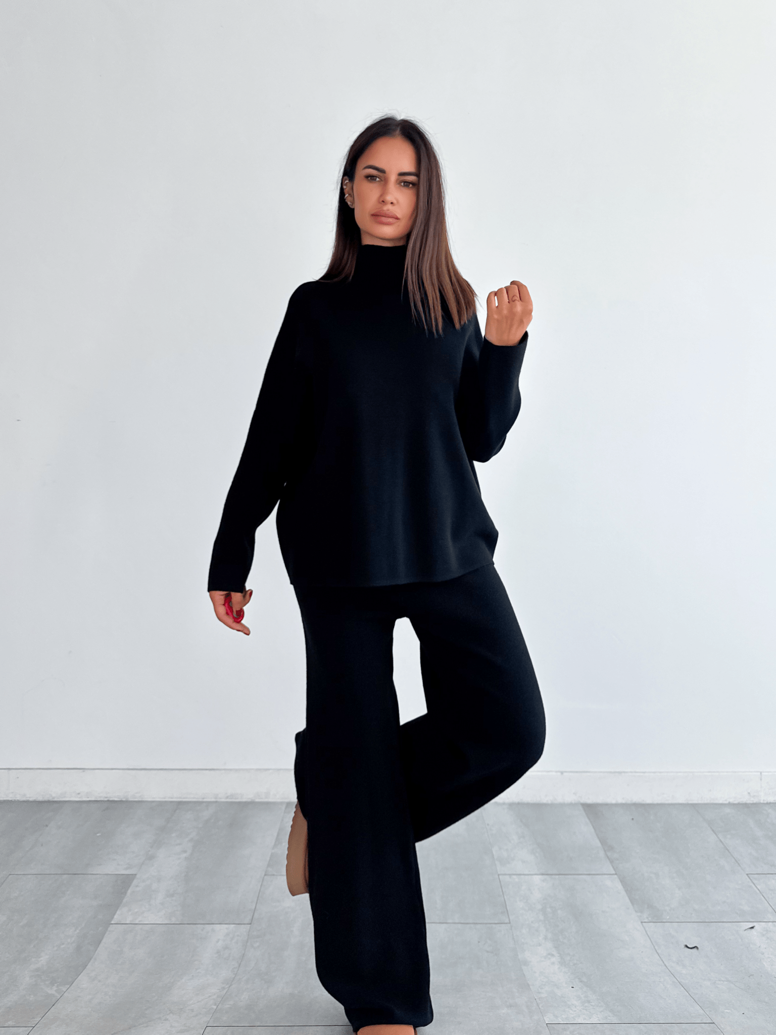 Coordinato Winter - Nero - SAINTH