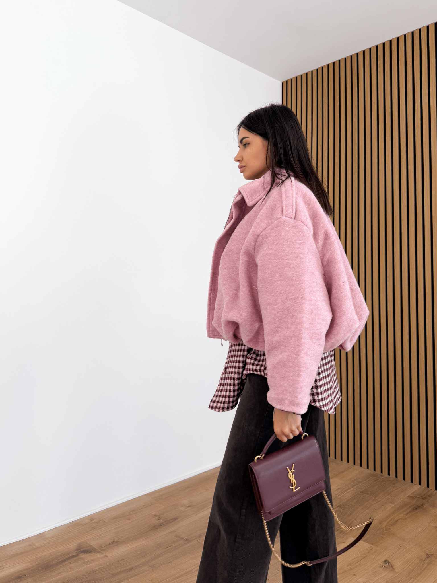 Pantalone Costine Palazzo - Marrone - SAINTH