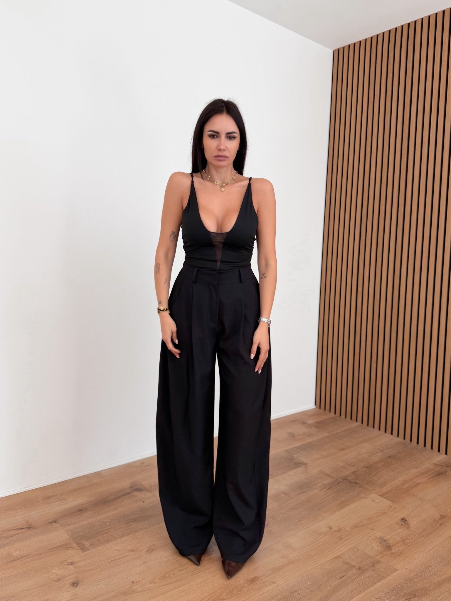 Pantalone Nascous - Nero - SAINTH